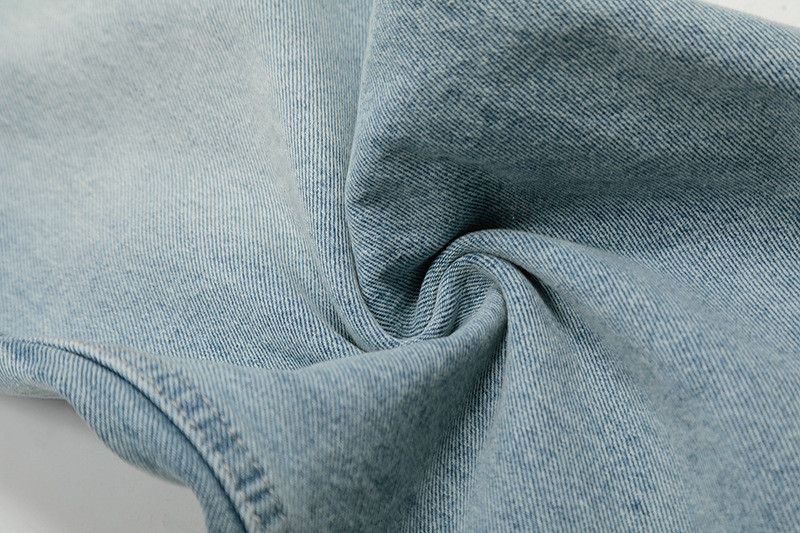 Jean American retro washed blue curved jeans for men Size US 34 / EU 50 - 4 Thumbnail