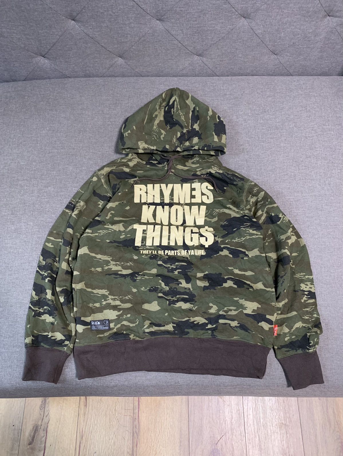 Japanese Brand Japanese Brand ILL’S Camo Hoodie Size US M / EU 48-50 / 2 - 1 Thumbnail