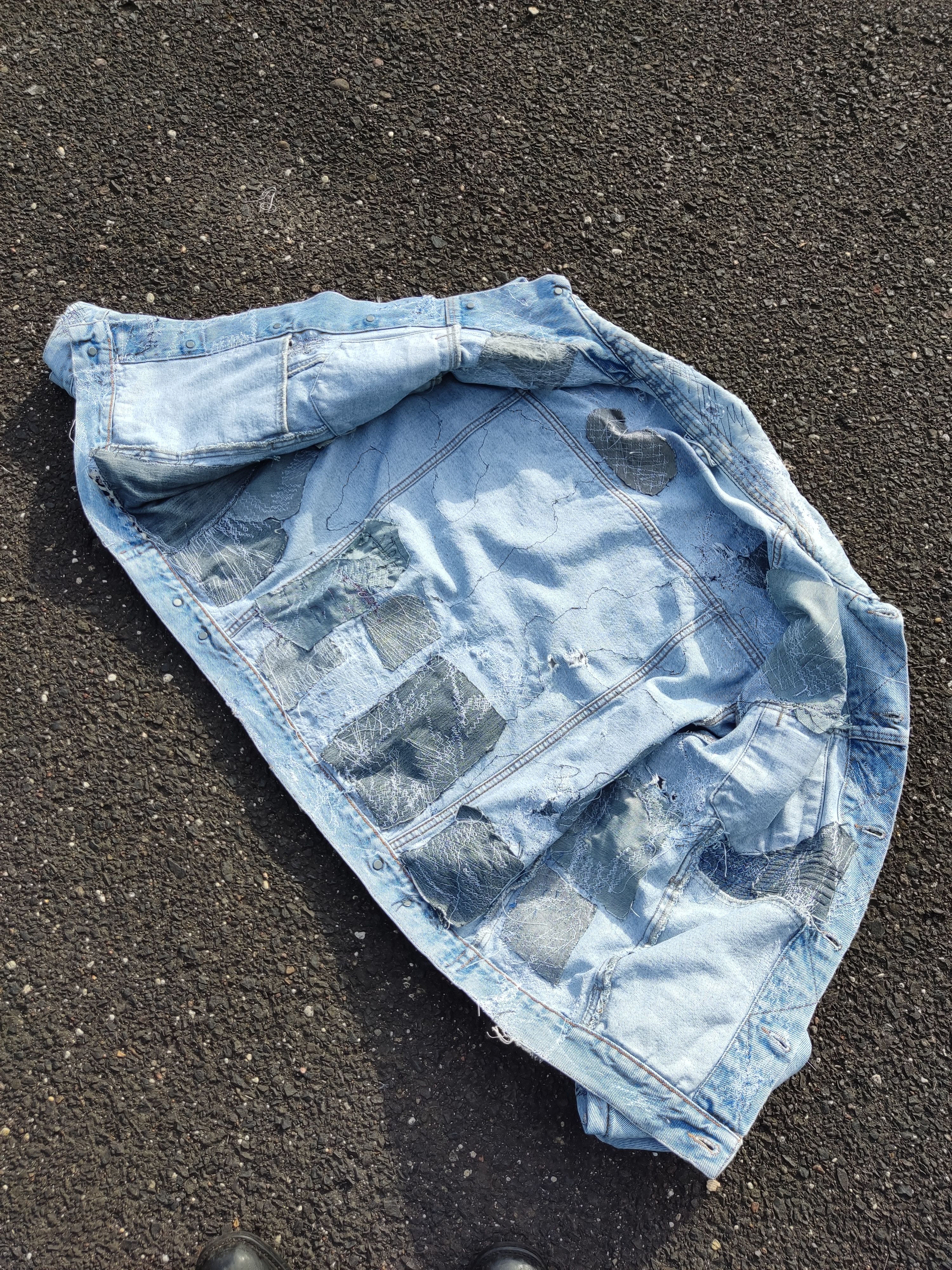 Kapital × Kapital Kountry Kapital Boro Inspired Jacket Distressed Patchwork Repaired Size US L / EU 52-54 / 3 - 25 Thumbnail