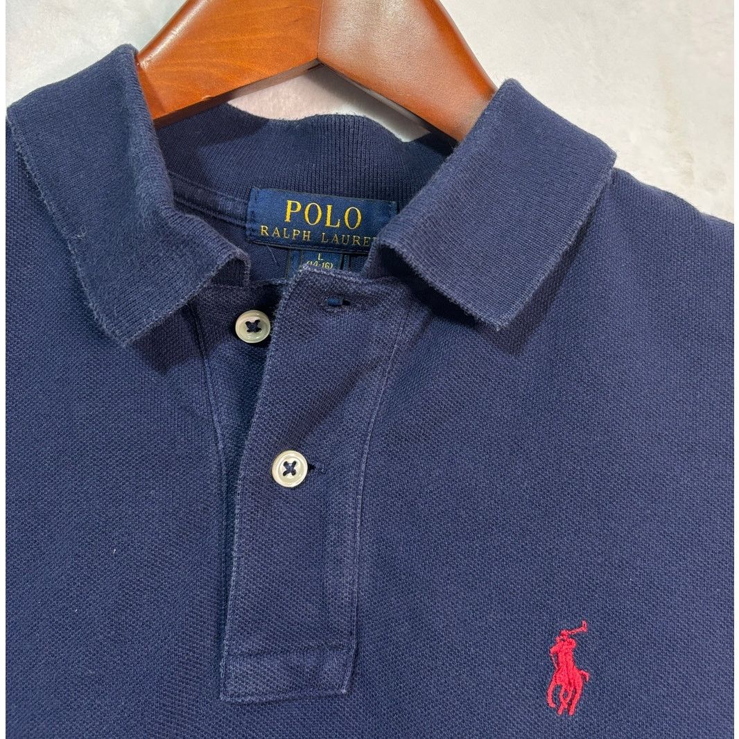Polo Ralph Lauren Boy's L (14/16) | POLO Ralph Lauren Navy Pique Polo Shirt Size US XXS / EU 40 - 5 Thumbnail