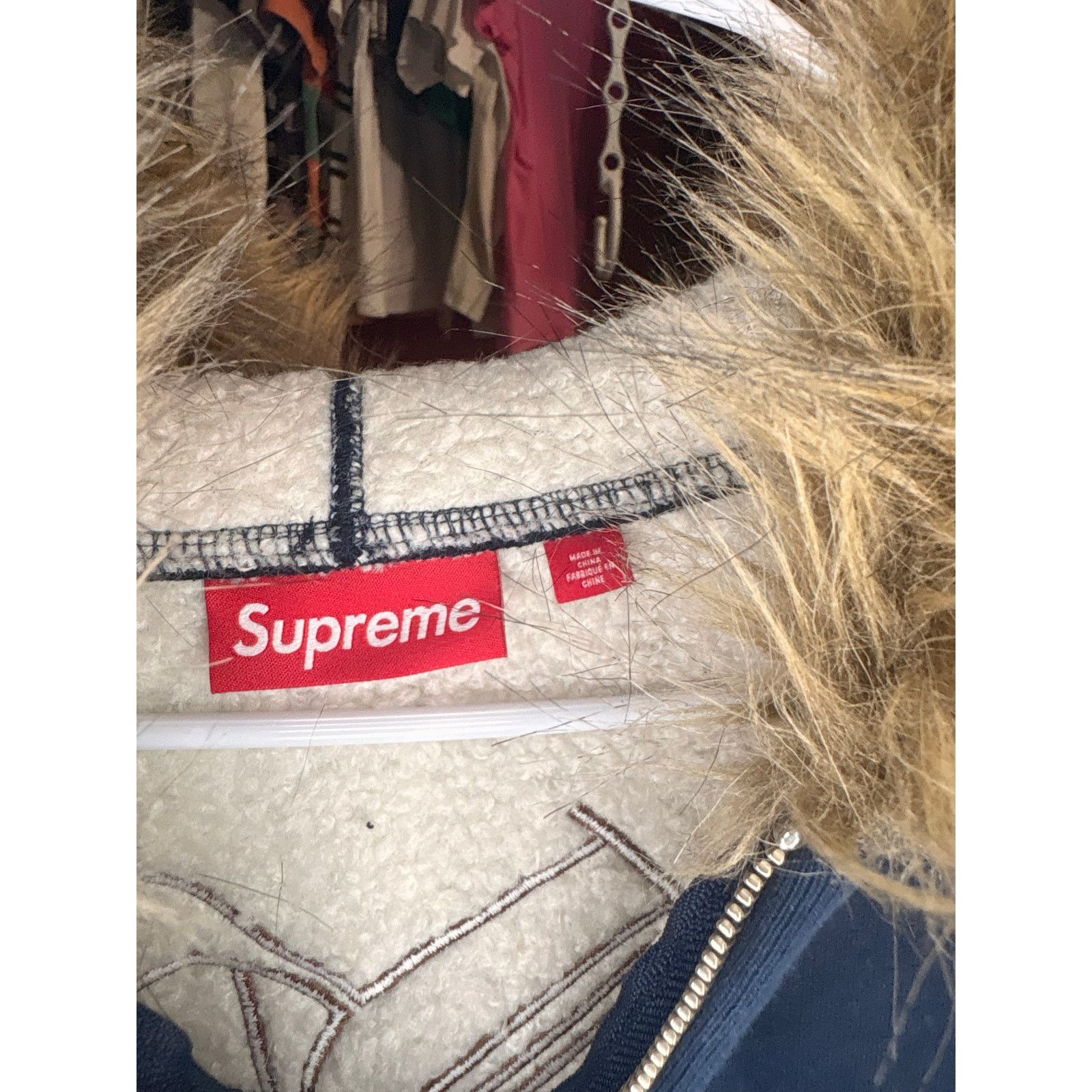 Supreme Supreme Faux Fur Zip Up Hooded Sweatshirt Size US M / EU 48-50 / 2 - 3 Thumbnail