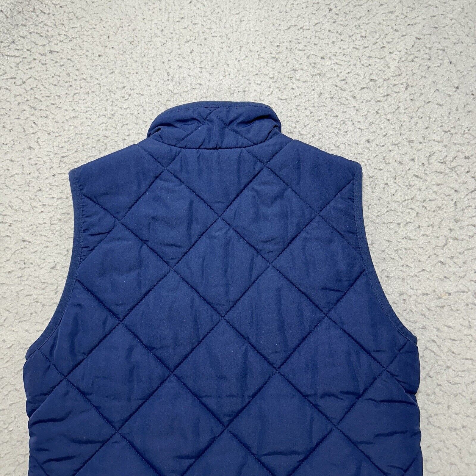 J.Crew J. Crew XXS Quilted Puffer Vest Full Zip Navy Blue Jacket Size XXS / US 00 / IT 34 - 11 Thumbnail