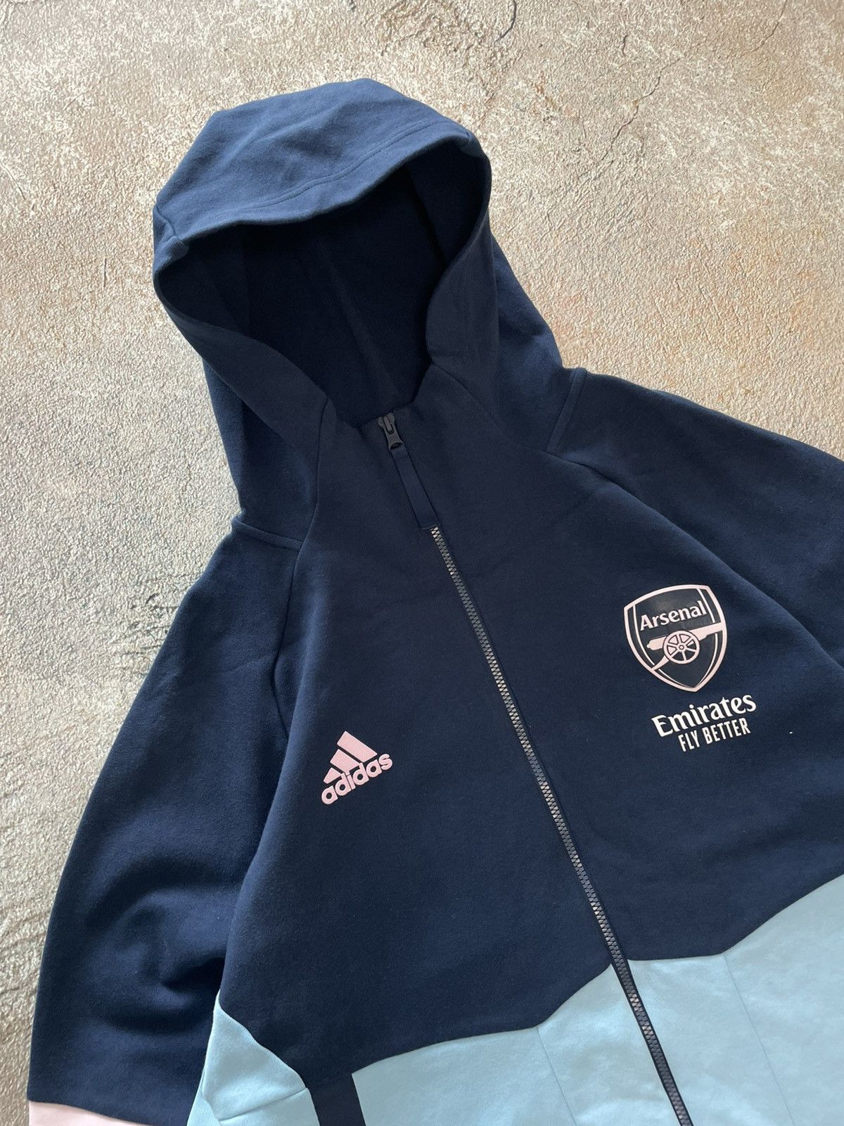 Adidas Adidas Arsenal Full Zip Hoodie Size US L / EU 52-54 / 3 - 3 Thumbnail