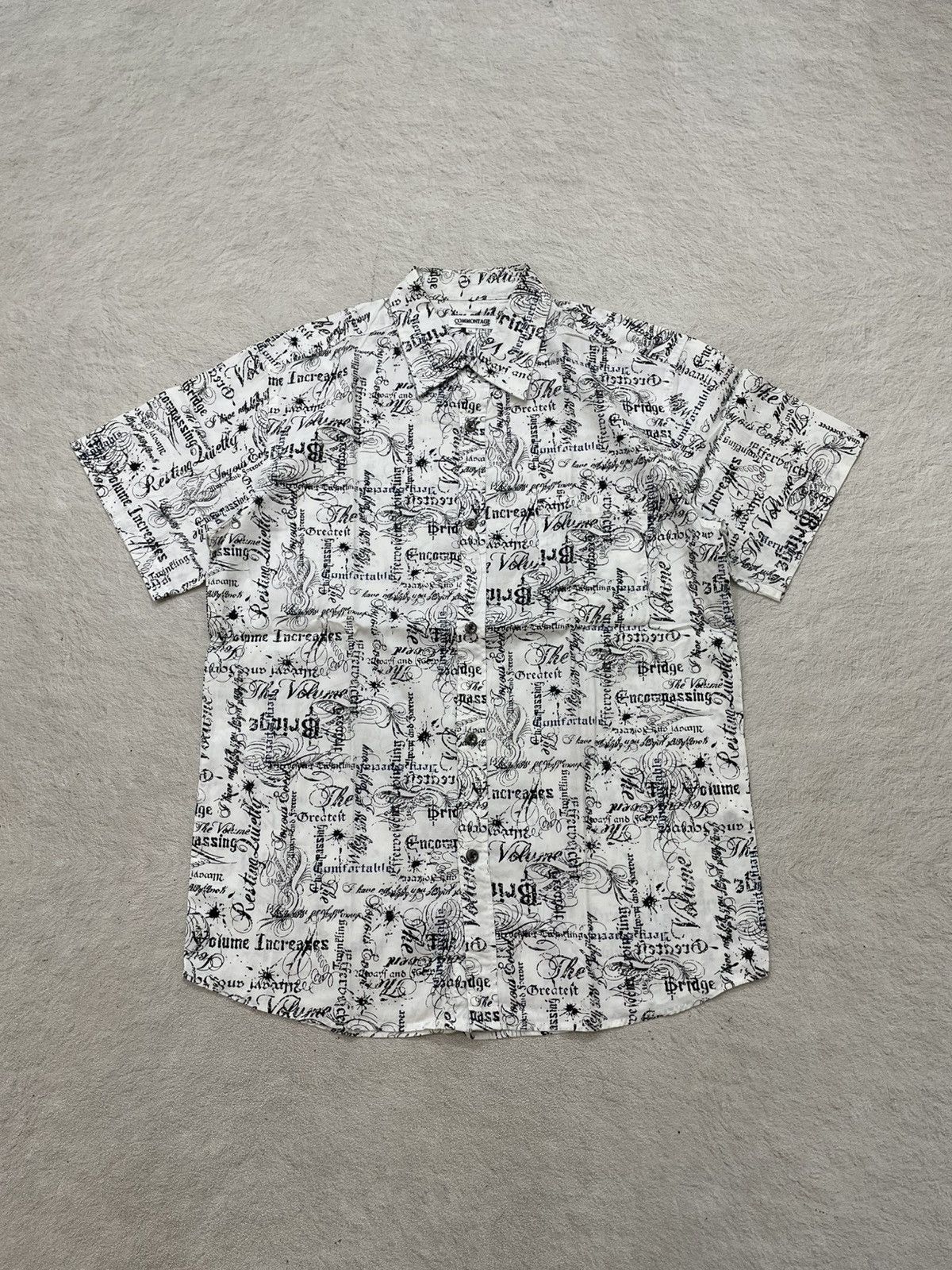 If Six Was Nine 2000s Japanese Poem Shirt AOP y2k Ifsix Hysteric Lgb y’s Size US L / EU 52-54 / 3 - 1 Thumbnail