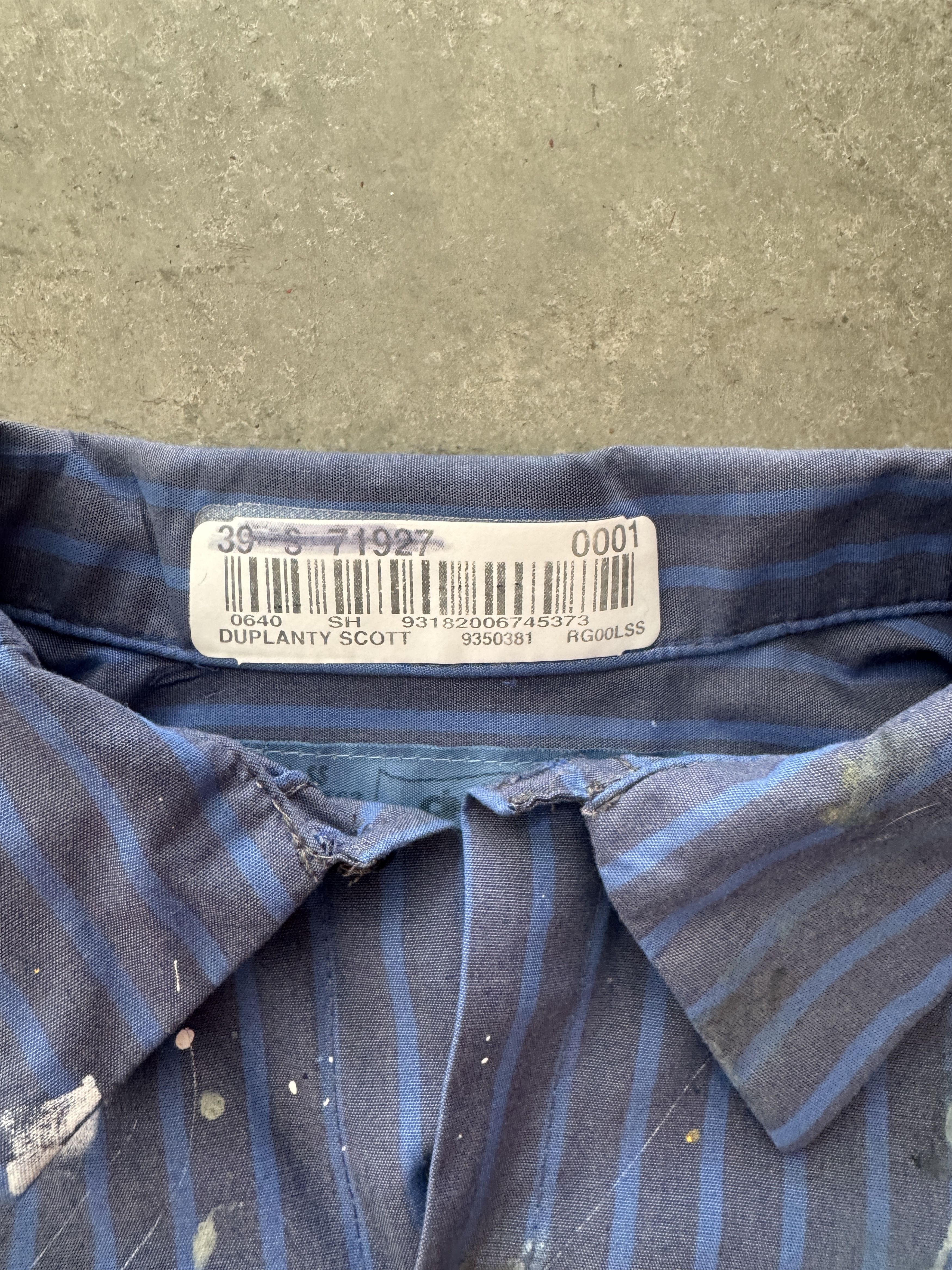 Vintage Vintage Paint Splattered Striped Work Button-Up Size US M / EU 48-50 / 2 - 4 Thumbnail