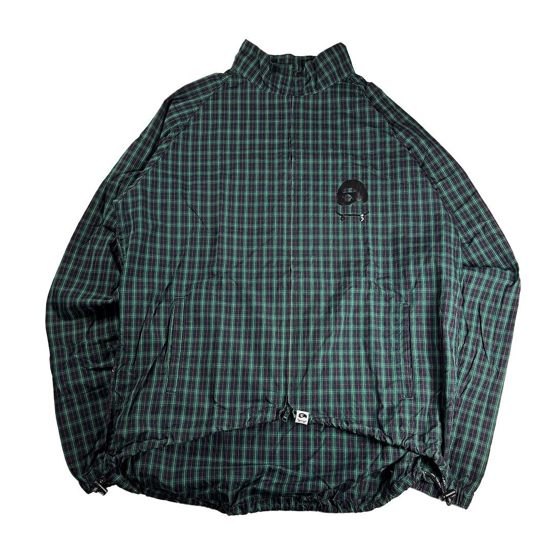 Bape BAPE x Yoshifumi Egawa Green Check Zip-up Jacket (XL) Size US XL / EU 56 / 4 - 1 Thumbnail