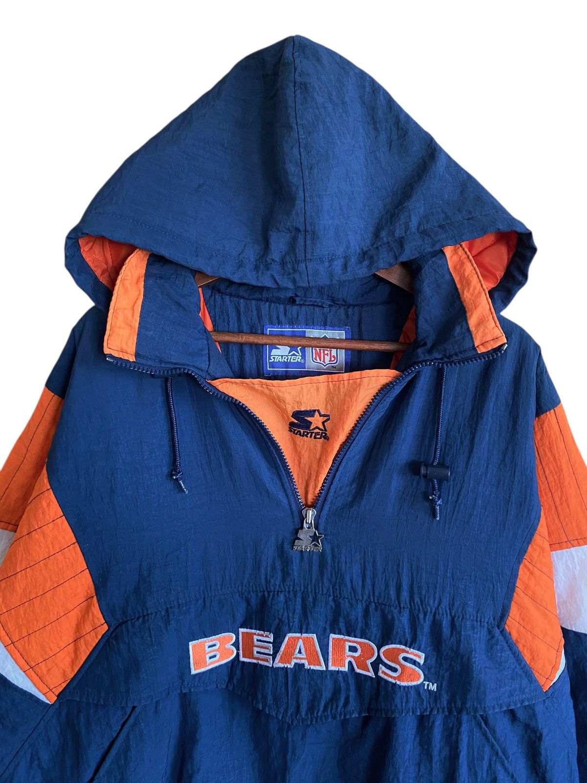 NFL Very Rare Vintage Brand Starter NFL Bears Team Jacket 1990s Size US XL / EU 56 / 4 - 3 Thumbnail