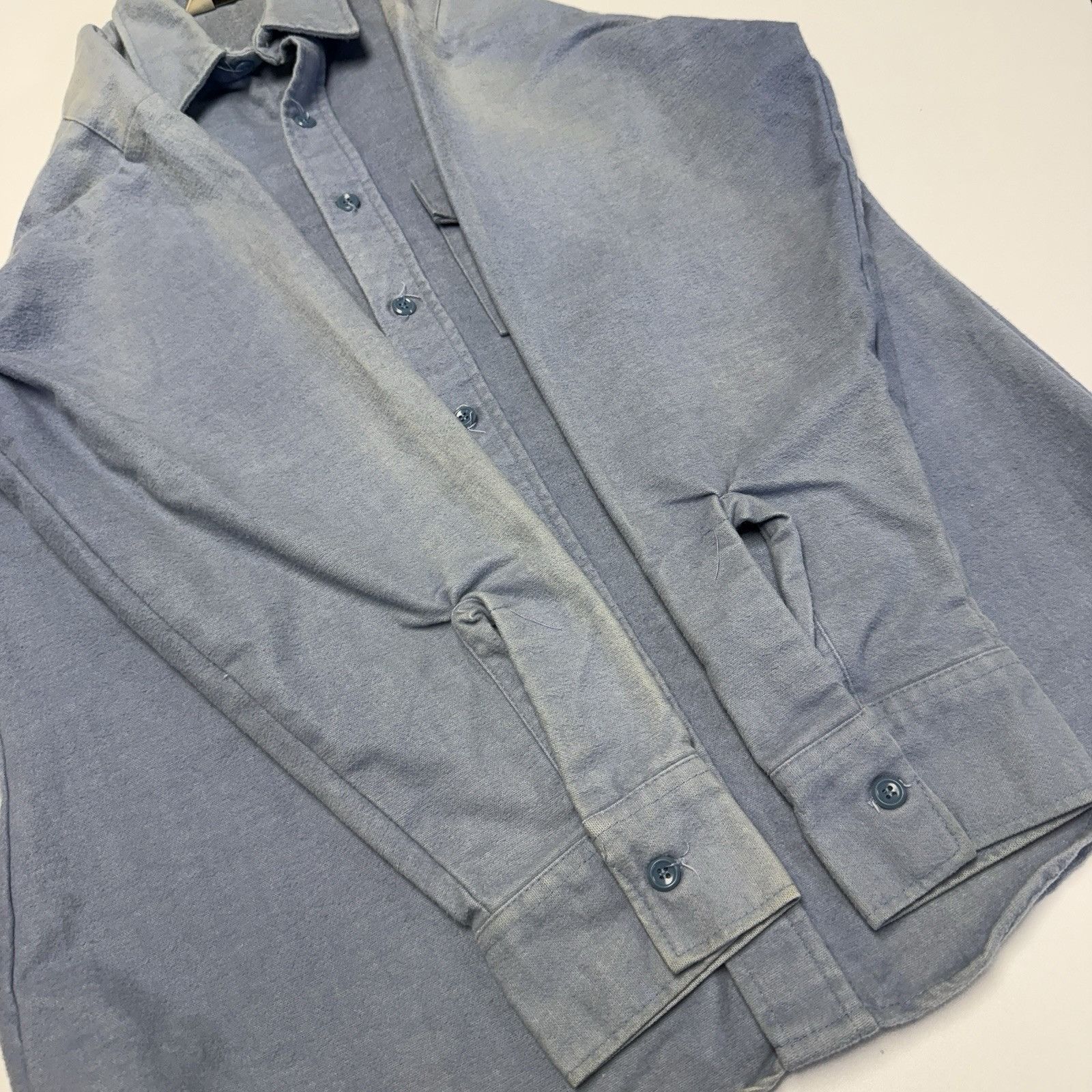 Vintage Vintage Duxbak Shirt Mens Large 22.5x31 Blue Flannel Size US L / EU 52-54 / 3 - 6 Thumbnail