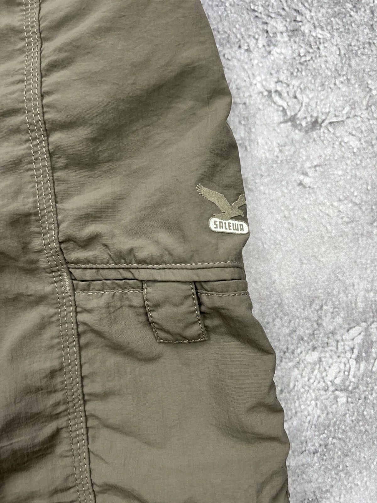 SALEWA Salewa Womens Tracking Shorts Khaki Size 38" / US 16 / IT 52 - 2 Thumbnail