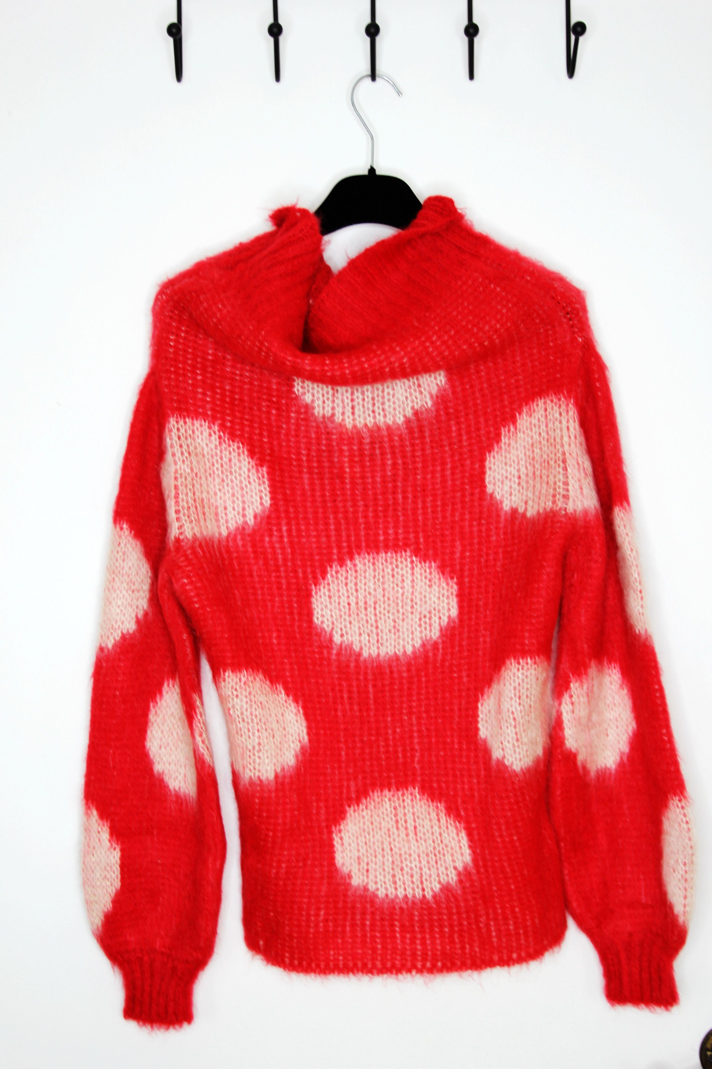 Marni BNWT AW23 MARNI BRUSHED DOTS FUZZY WUZZY SWEATER 40 Size S / US 4 / IT 40 - 3 Thumbnail
