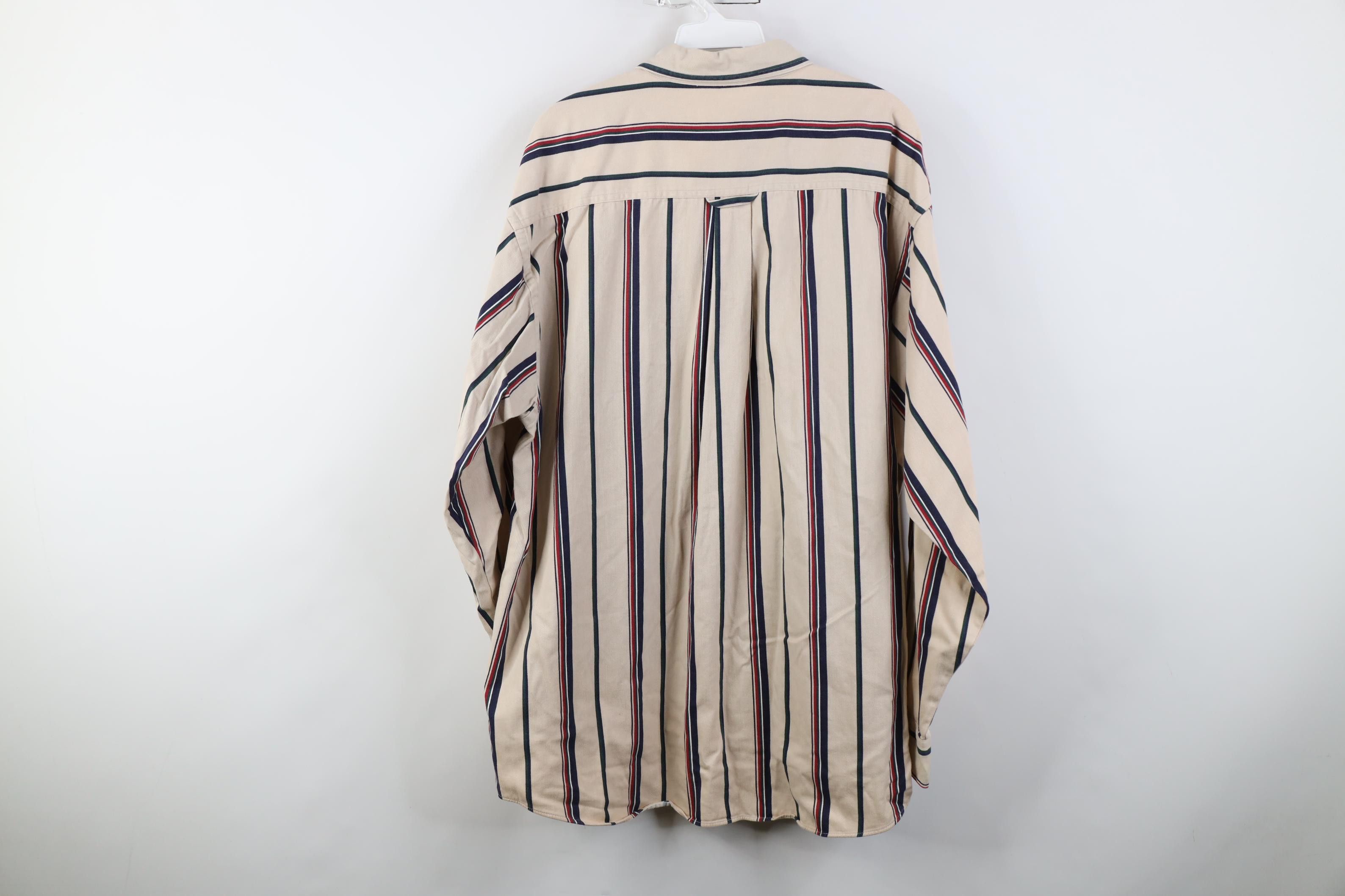 Vintage Vintage 90s Streetwear Tailoring Striped Button Down Shirt Size US XL / EU 56 / 4 - 8 Thumbnail