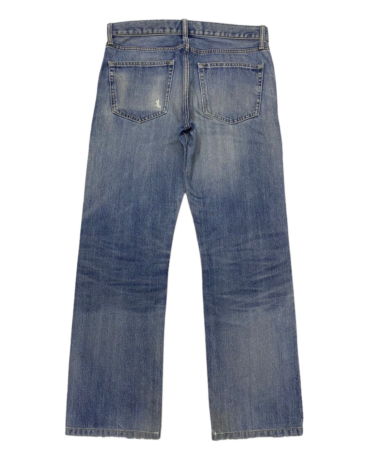 Undercover × Uniqlo BAGGY JEANS UNIQLO JAPAN BAGGY DISTRESSED DENIM JEANS Size US 34 / EU 50 - 2 Thumbnail