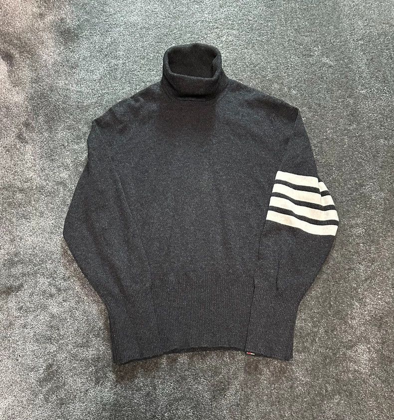 Thom Browne Thom Browne Cashmere high collar pullover Size US L / EU 52-54 / 3 - 1 Thumbnail