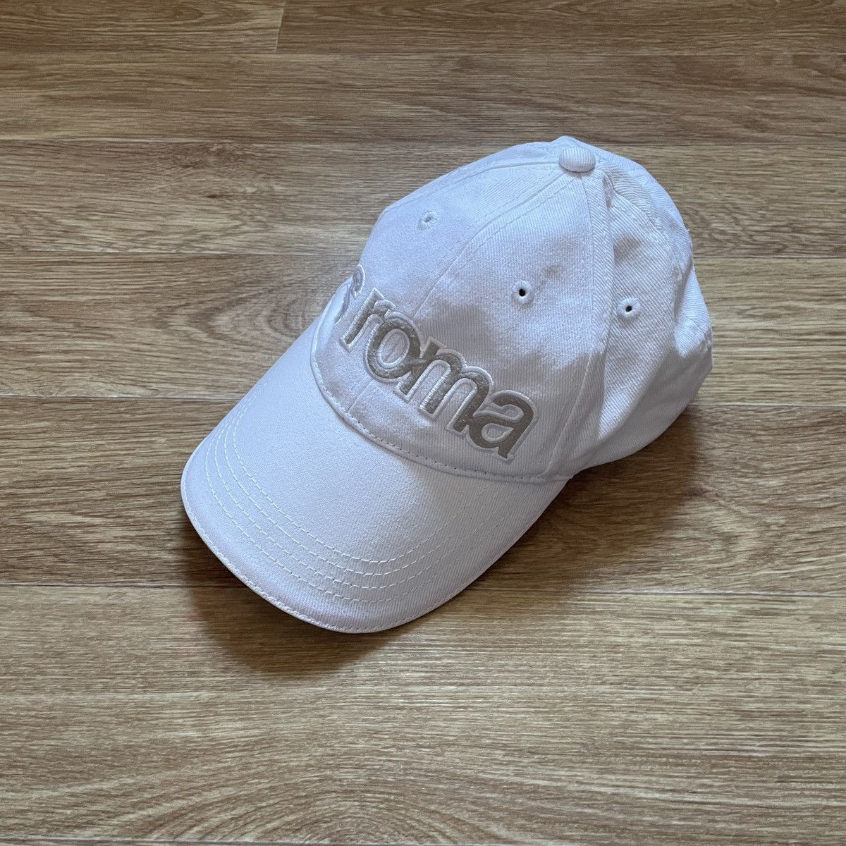 Kappa Vintage AS Roma Kappa White Football Soccer Cap Size ONE SIZE - 1 Thumbnail