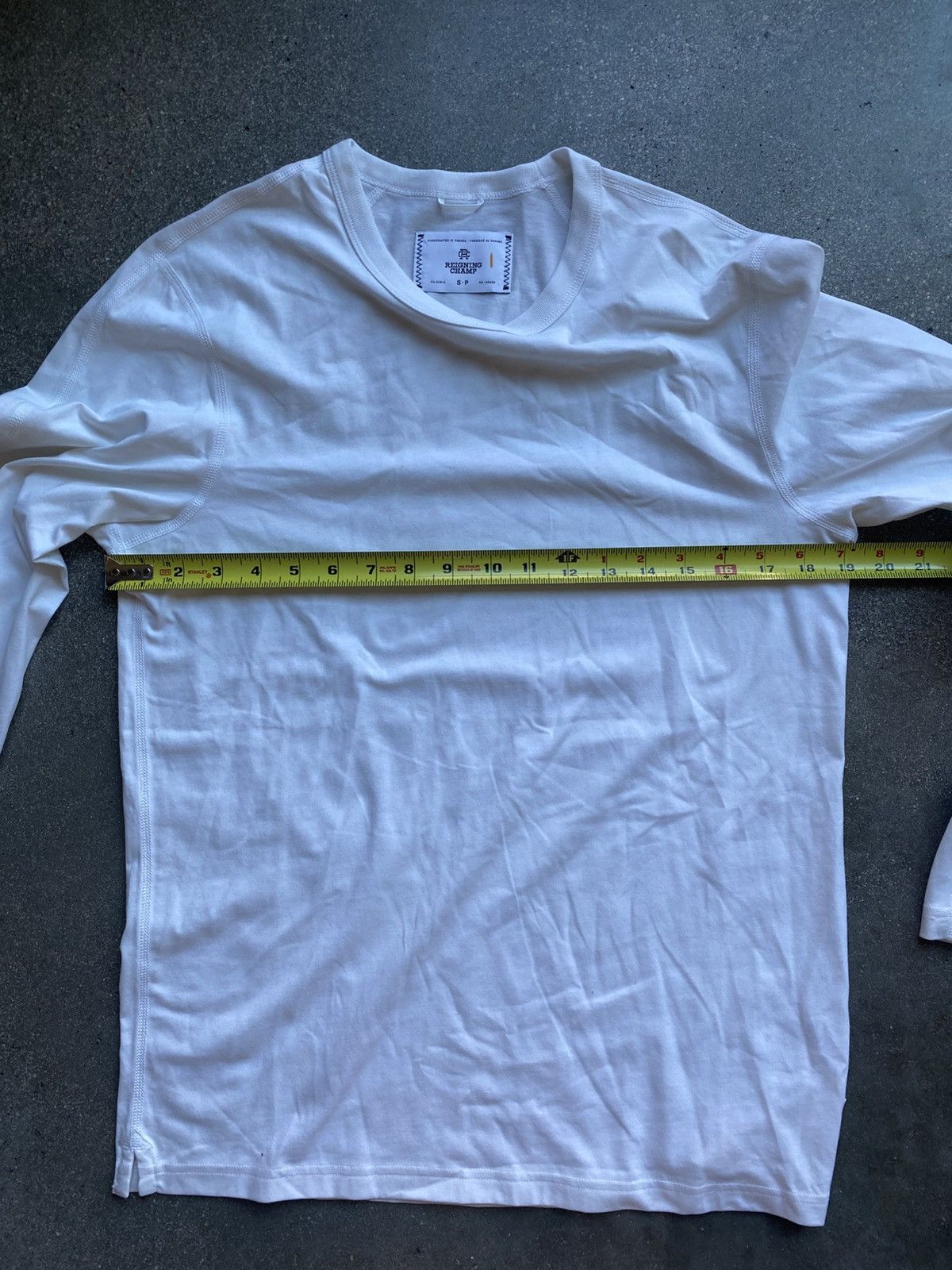 Reigning Champ Reigning Champ Long Sleeve White Size US S / EU 44-46 / 1 - 3 Thumbnail