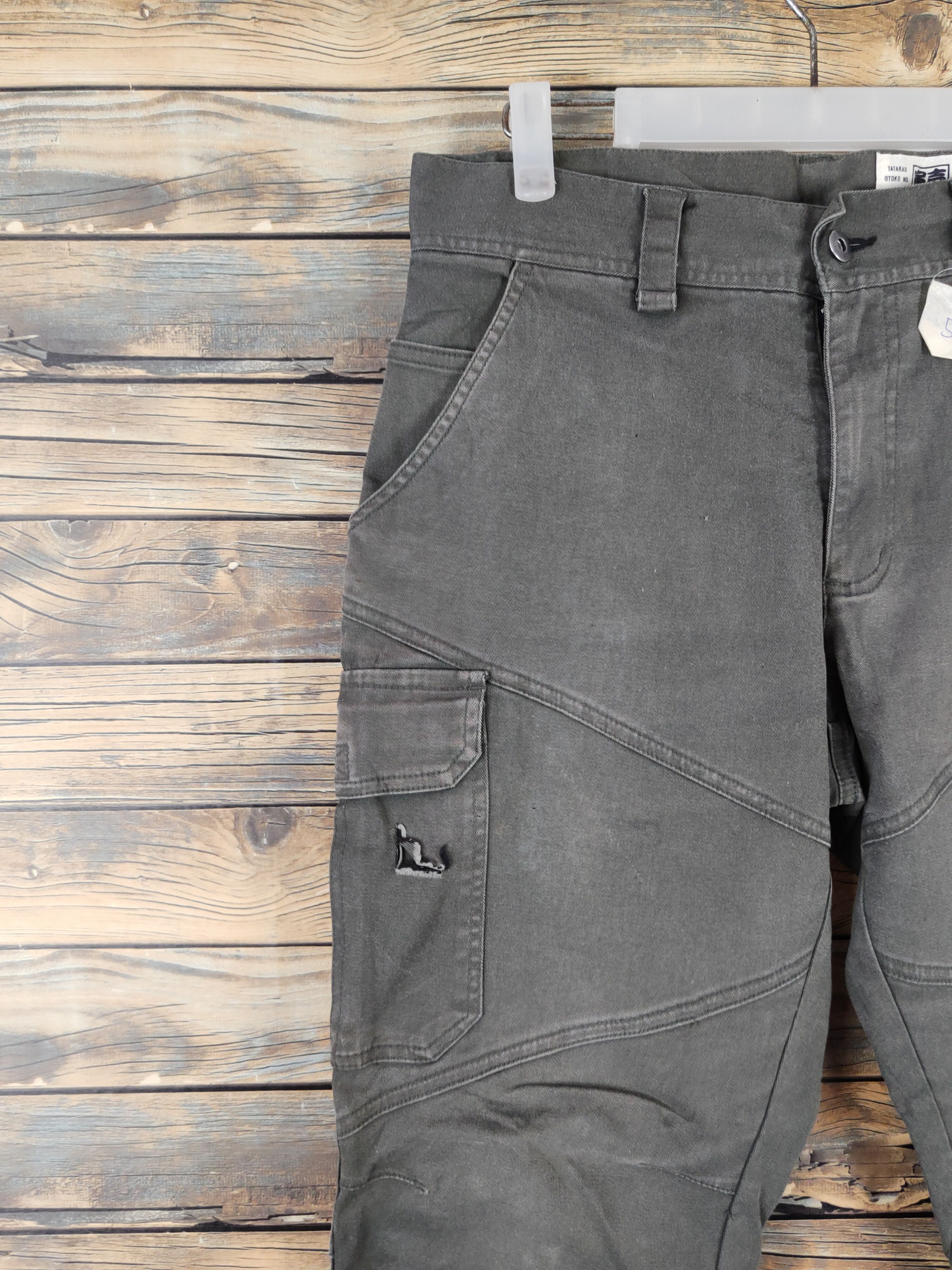 Japanese Brand DLL Toraichi Olive Multipocket Joggers #515 Size US 32 / EU 48 - 3 Thumbnail