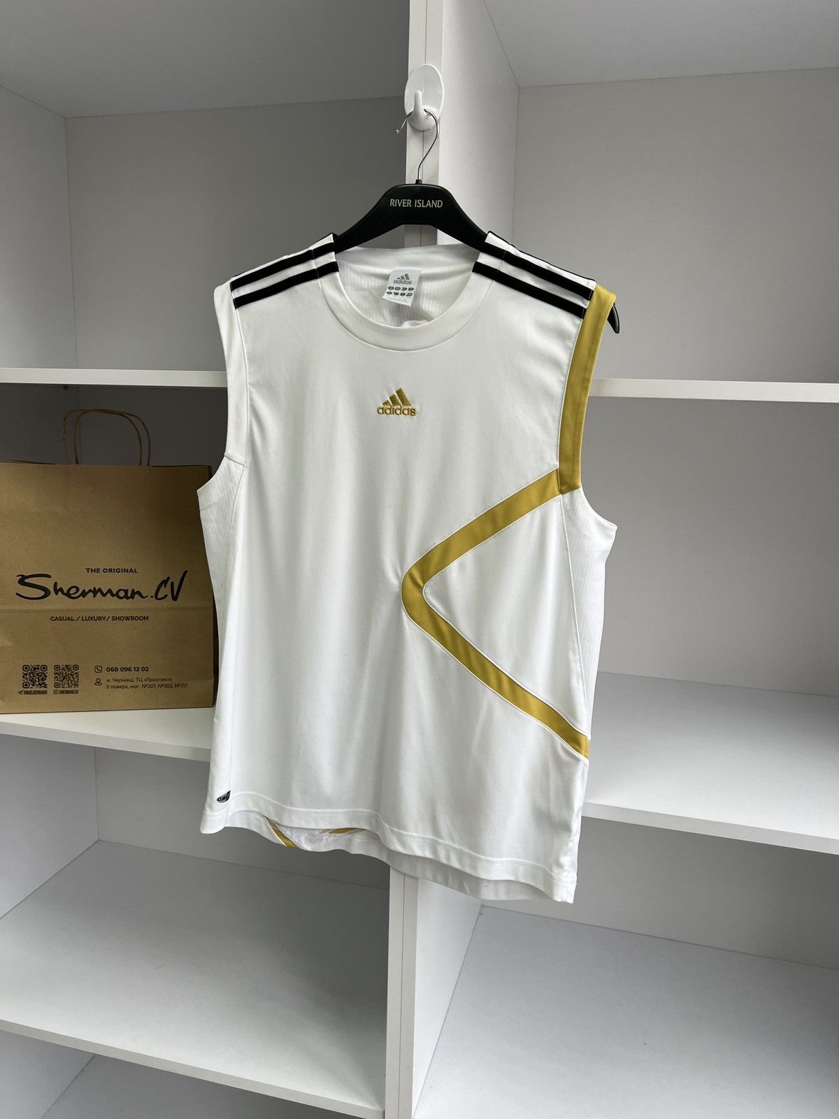 Adidas × Vintage Vintage Adidas Sleeveless Jersey Size US M / EU 48-50 / 2 - 2 Thumbnail