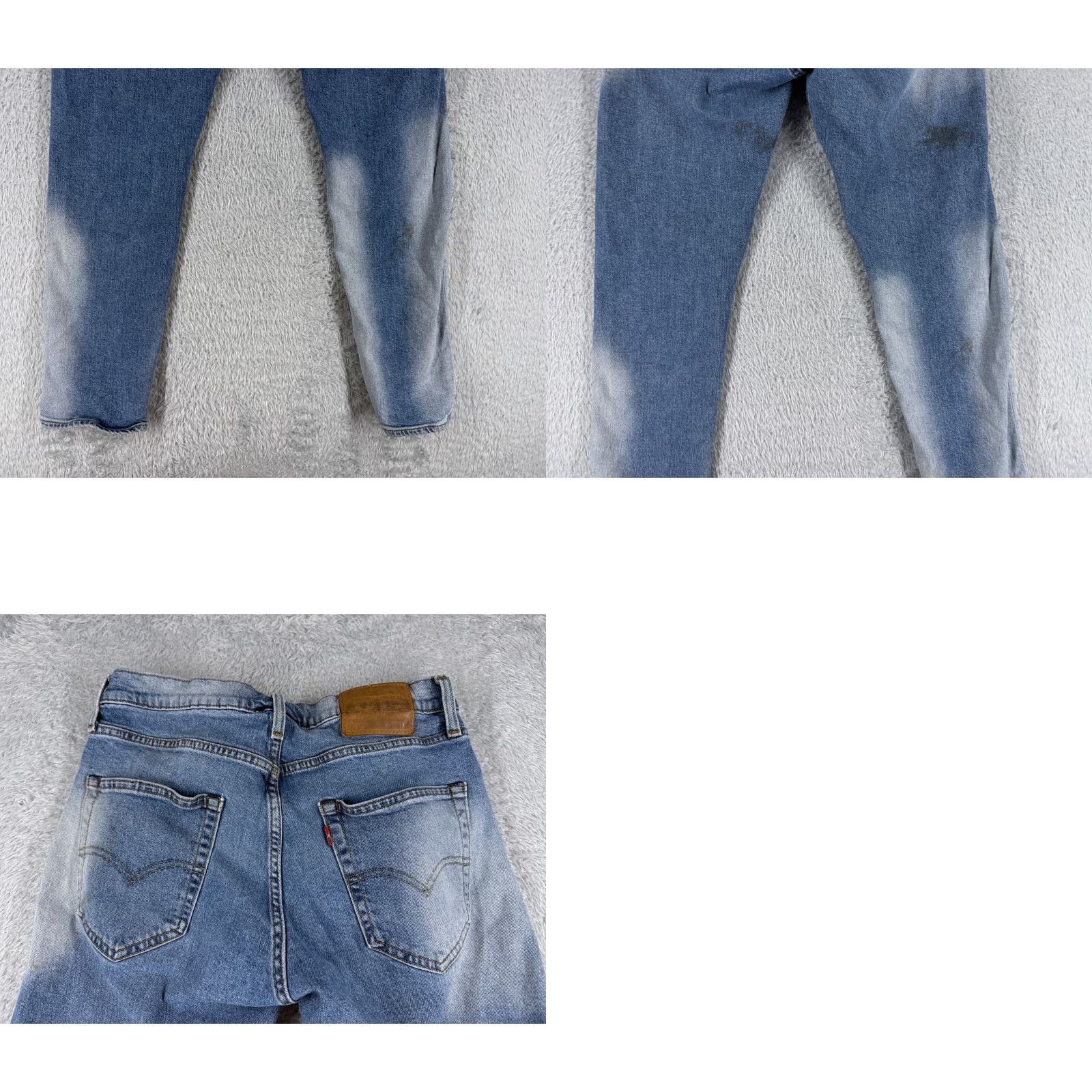 Levi's Levis 512 Jeans Denim Blue 29x27 32 5-Pocket Regular Cotton Stretch Distressed Vintage No? (Need to avoid N/A) Size US 32 / EU 48 - 10 Thumbnail