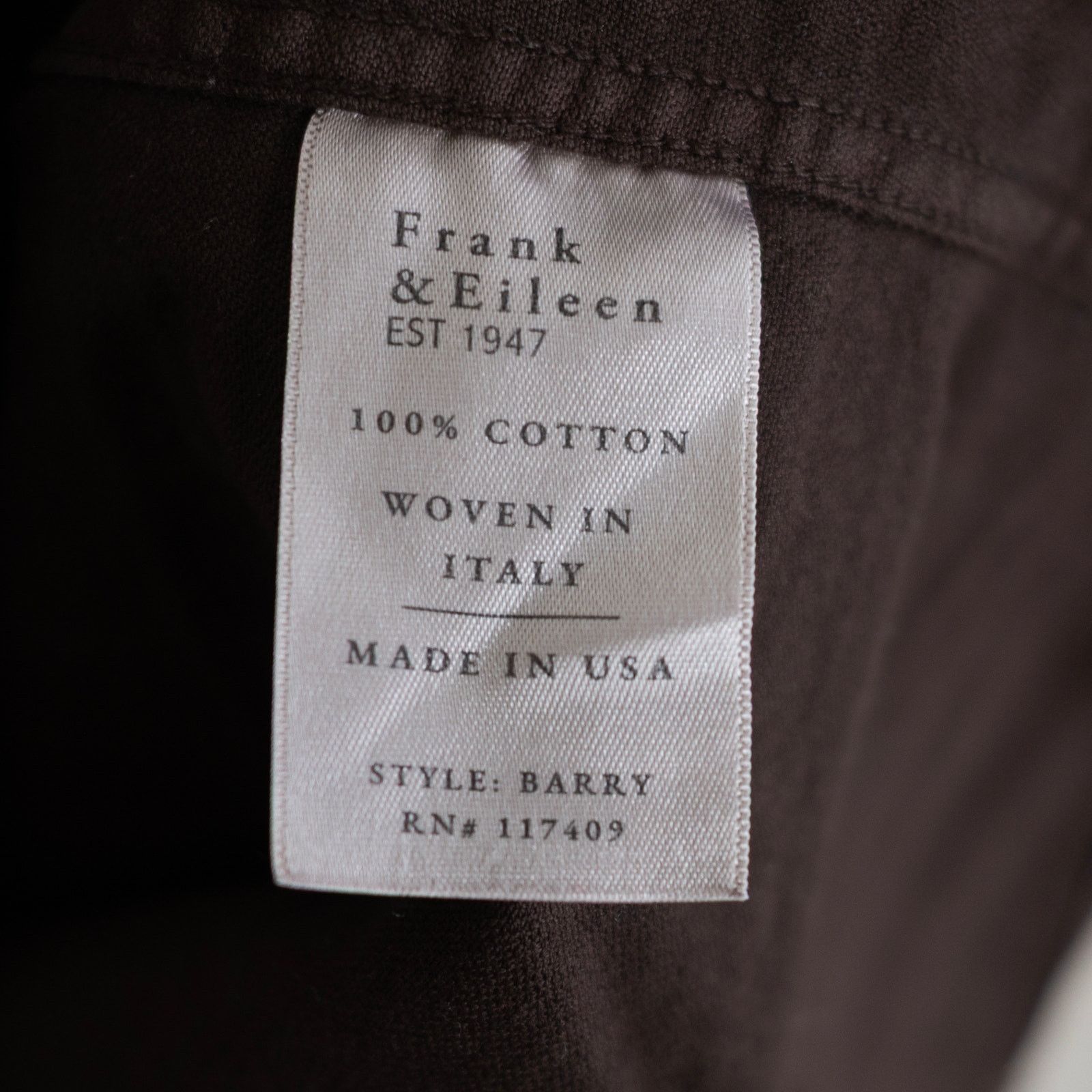 Frank & Eileen Frank & Eileen Barry Button Down Shirt Washed Brown Size S / US 4 / IT 40 - 5 Thumbnail