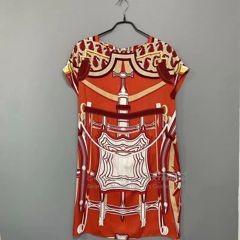 Hermes Hermes Silk dress Size XS / US 0-2 / IT 36-38 - 2 Thumbnail