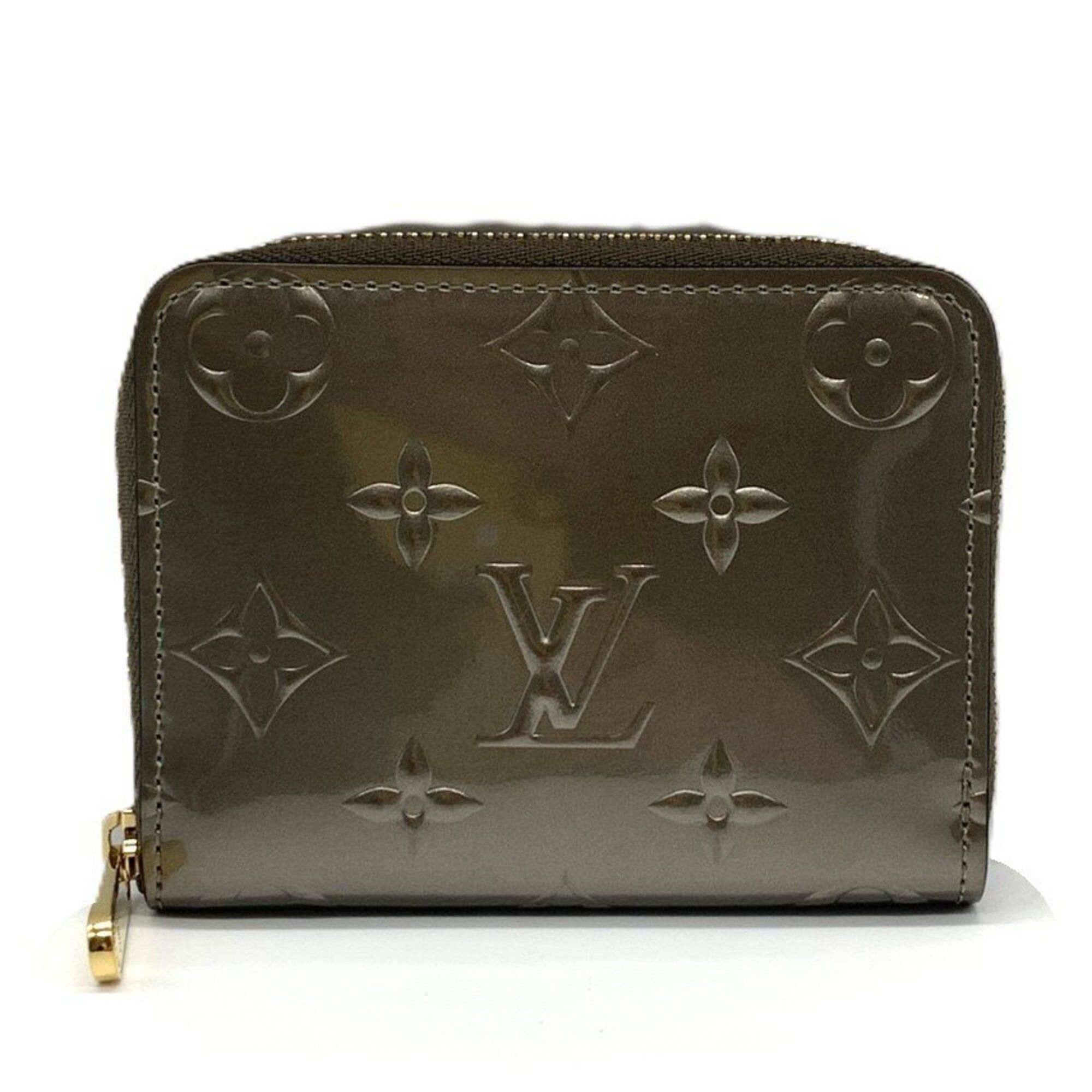 Louis Vuitton Louis Vuitton Zippy Coin Purse Monogram Vernis Champagne Metallic Grey (Champagne Gold) M68643 LOUIS VUITTON Size ONE SIZE - 1 Thumbnail