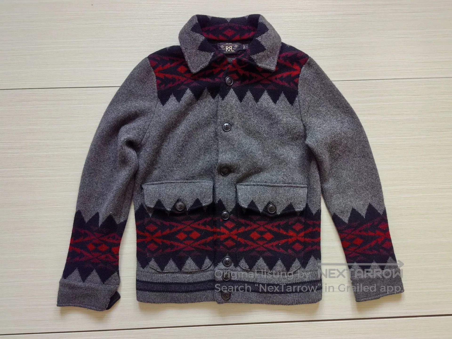 RRL Ralph Lauren rrl double rl vintage indian wool cardigan. Size US S / EU 44-46 / 1 - 2 Thumbnail