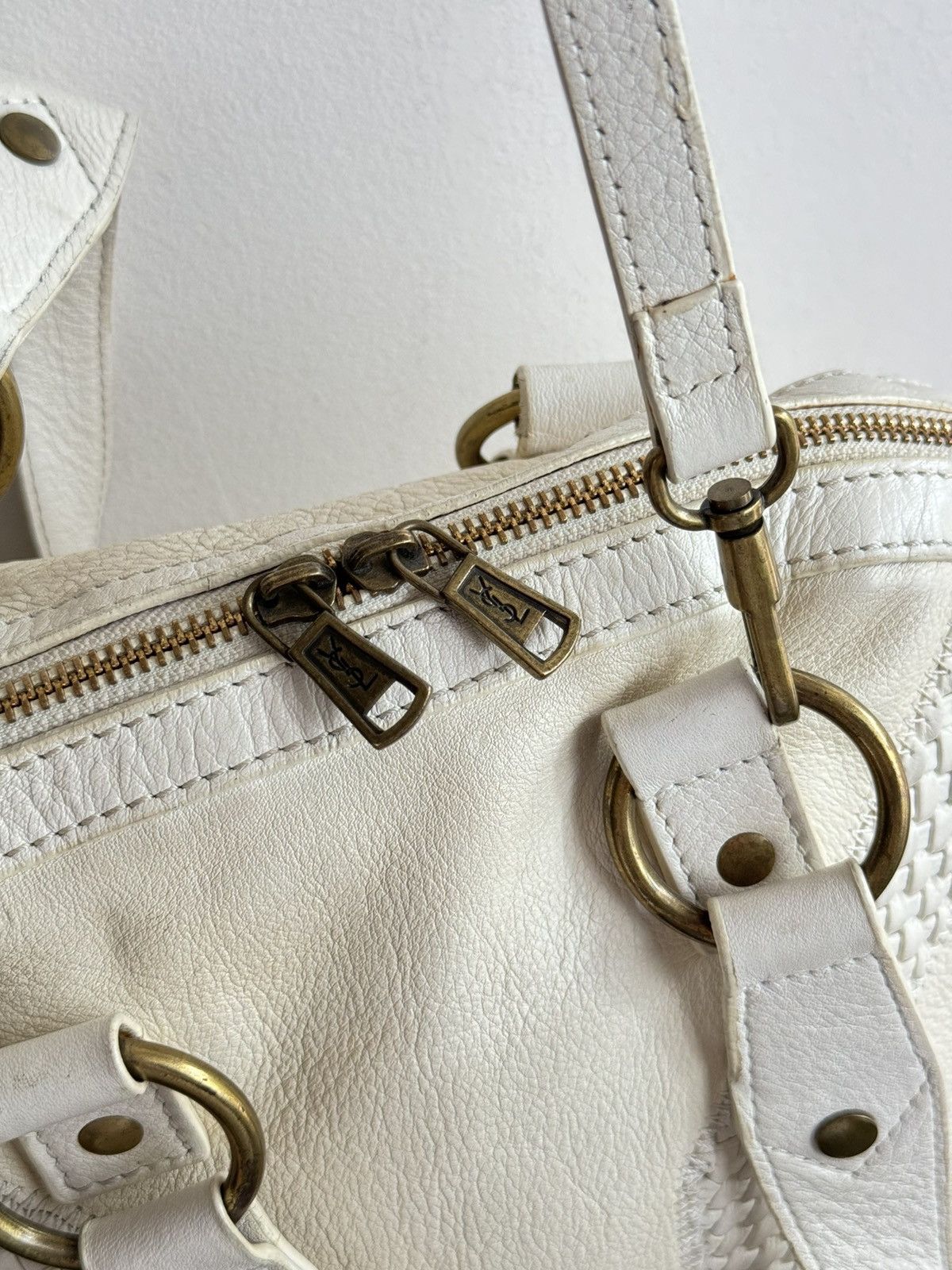 Leather × Yves Saint Laurent Leather bag Yves Saint Laurent original casual luxury item Size ONE SIZE - 5 Thumbnail