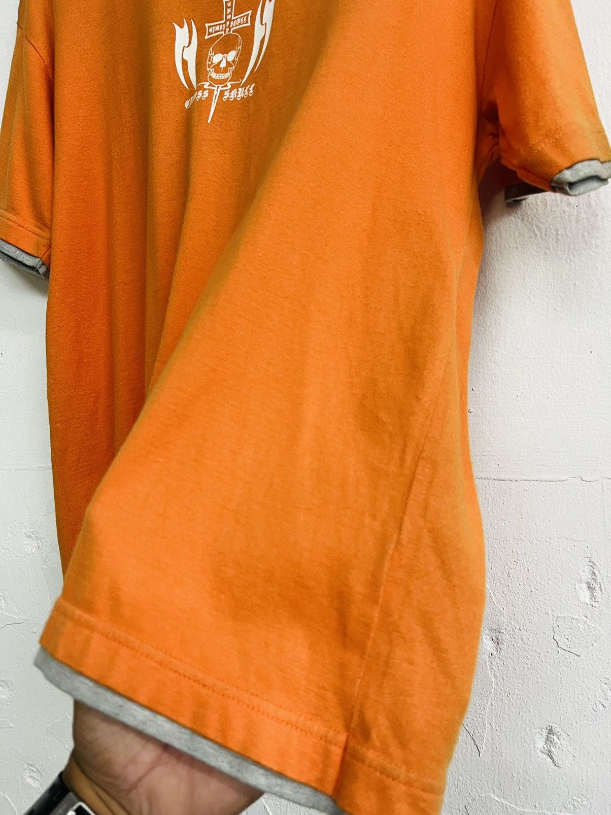 Japanese Brand VINTAGE SKULL CROSS BIG LOGO TEE Size US M / EU 48-50 / 2 - 15 Thumbnail