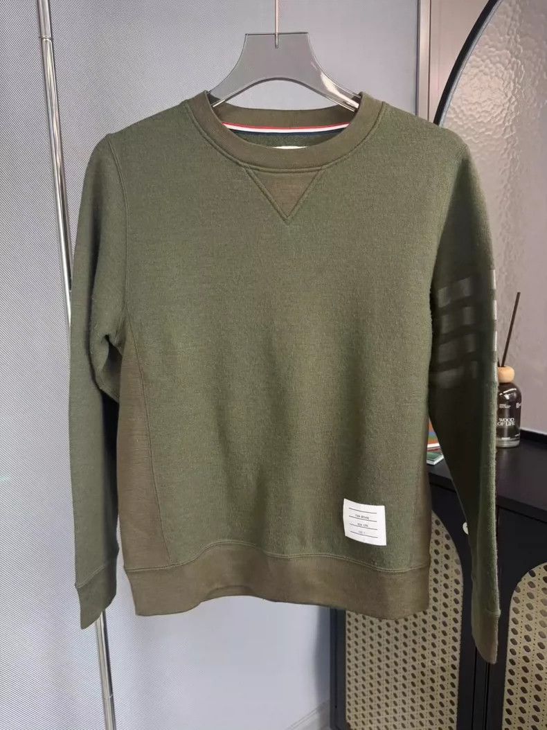 Thom Browne Thom Browne Military green hoodie Size US M / EU 48-50 / 2 - 1 Thumbnail