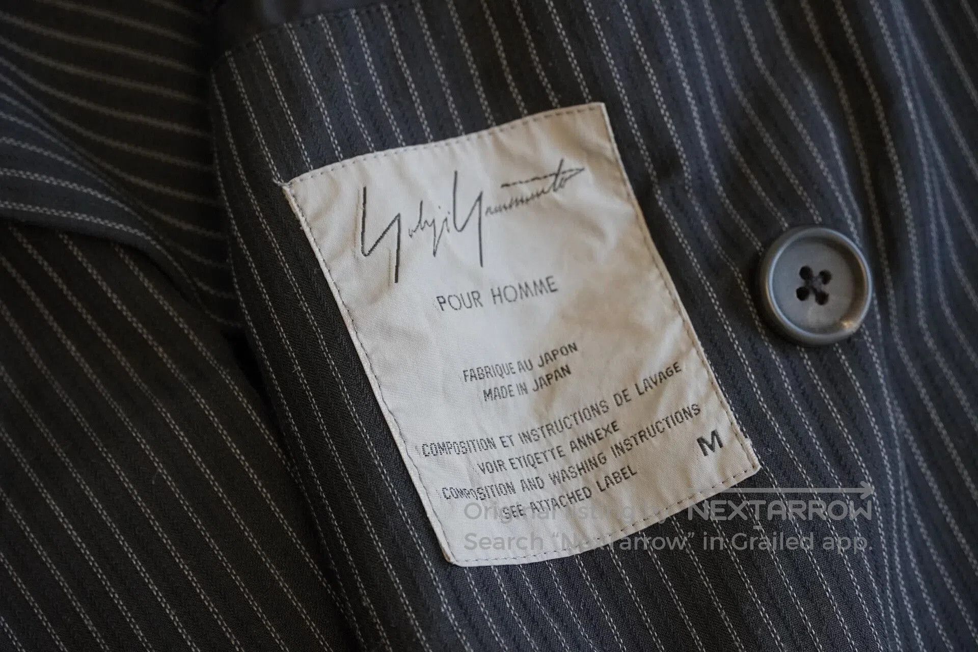 Yohji Yamamoto Yohji Yamamoto Embroidered Jacket. Size US M / EU 48-50 / 2 - 7 Thumbnail