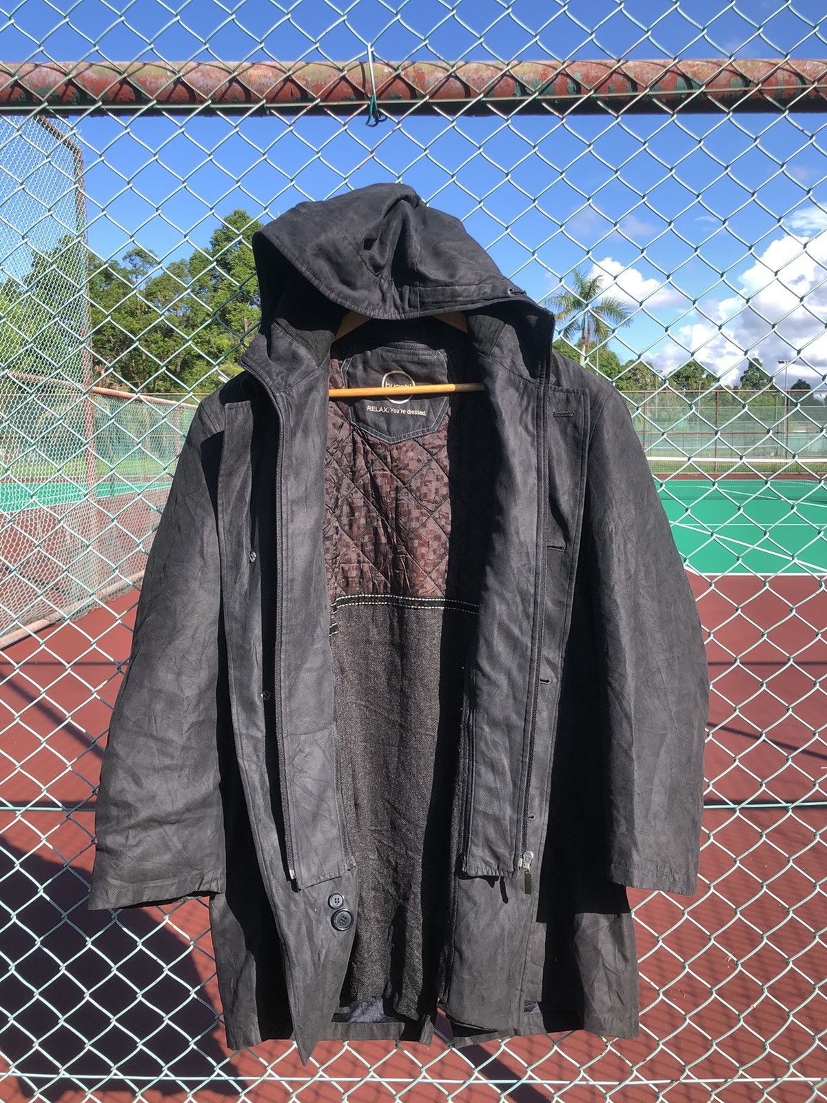 Bugatti × Japanese Brand × Vintage Vintage Buggati Hirmer Long Jacket Coat Size US L / EU 52-54 / 3 - 17 Thumbnail