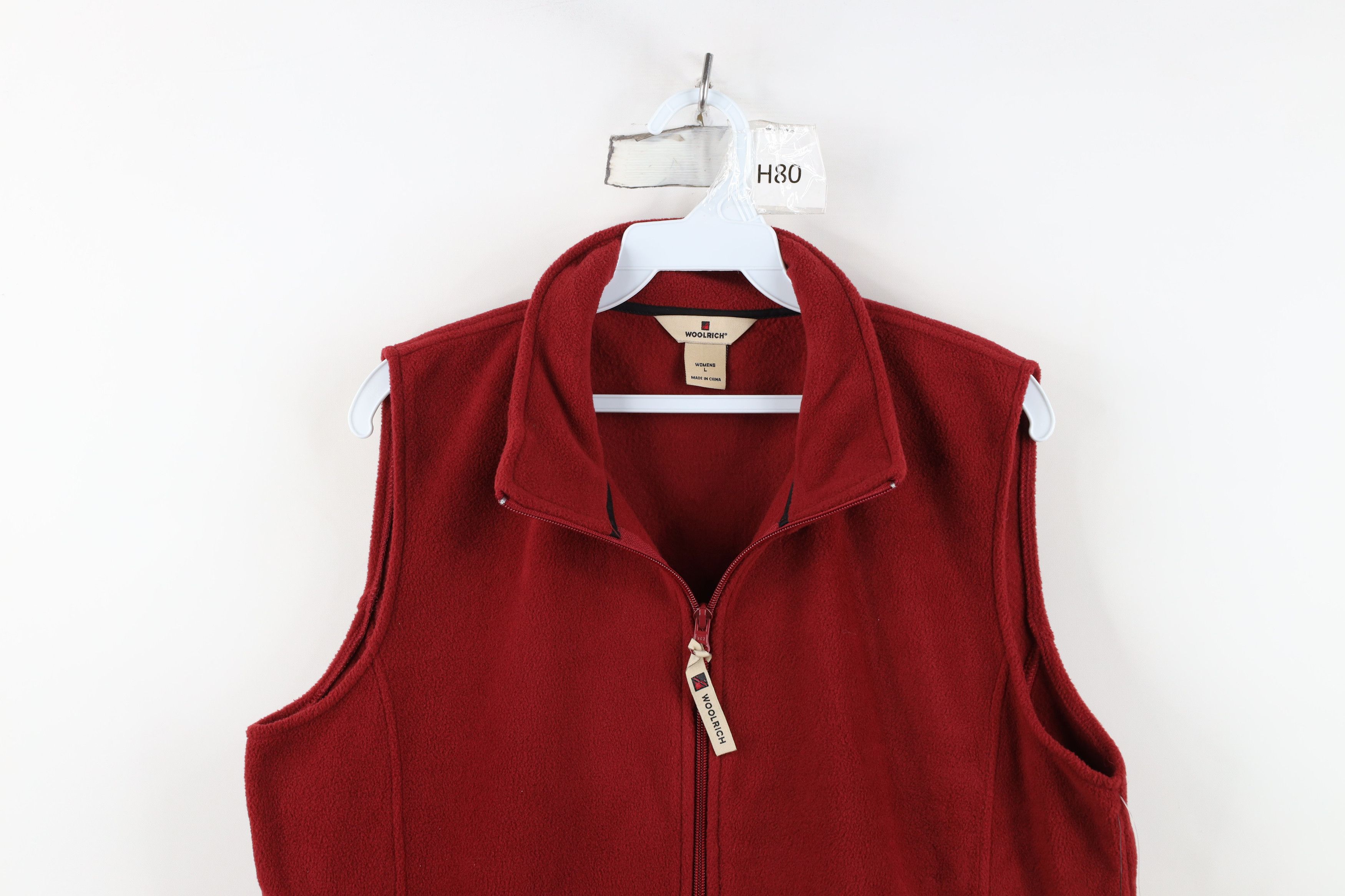 Woolrich Woolen Mills Deadstock Vintage Woolrich Full Zip Fleece Vest Jacket Size L / US 10 / IT 46 - 2 Thumbnail