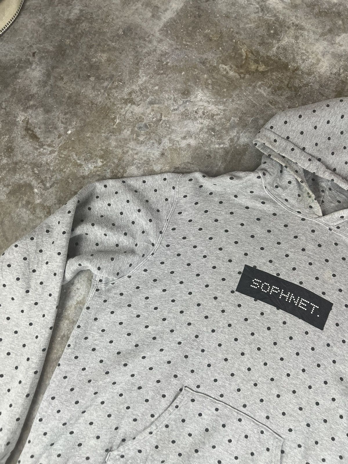 Sophnet. Vintage Sophnet. Polkadot Pullover Hoodie Size US L / EU 52-54 / 3 - 7 Thumbnail