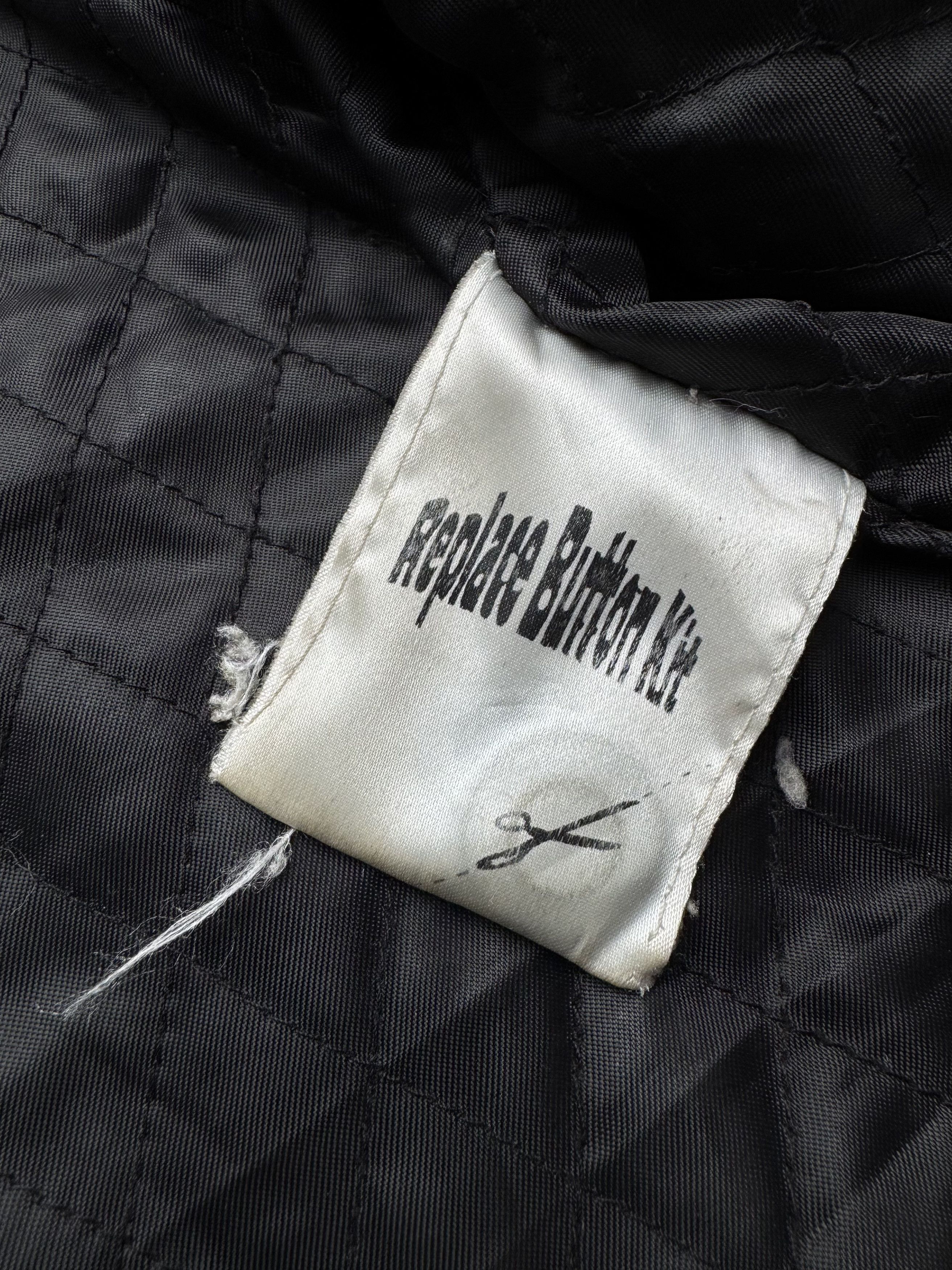 Japanese Brand Y2K Black Leather Jacket Mens Zip Up Classic Minimal Coat Size US M / EU 48-50 / 2 - 9 Thumbnail