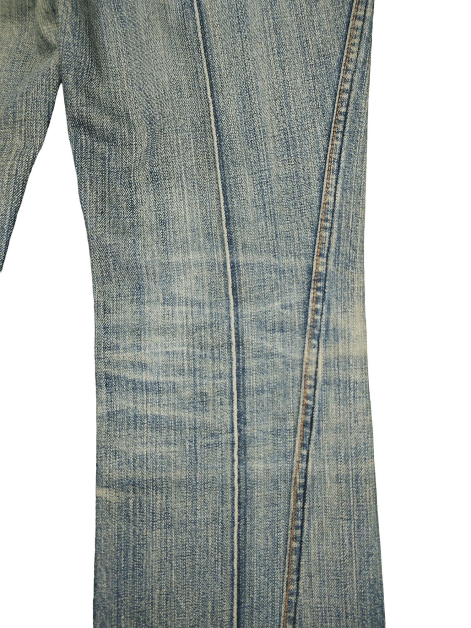 BUFFALO BOBS Flare Jeans Buffalo Spiral Cut Distress Rusty Boot Cut Size US 30 / EU 46 - 16 Thumbnail