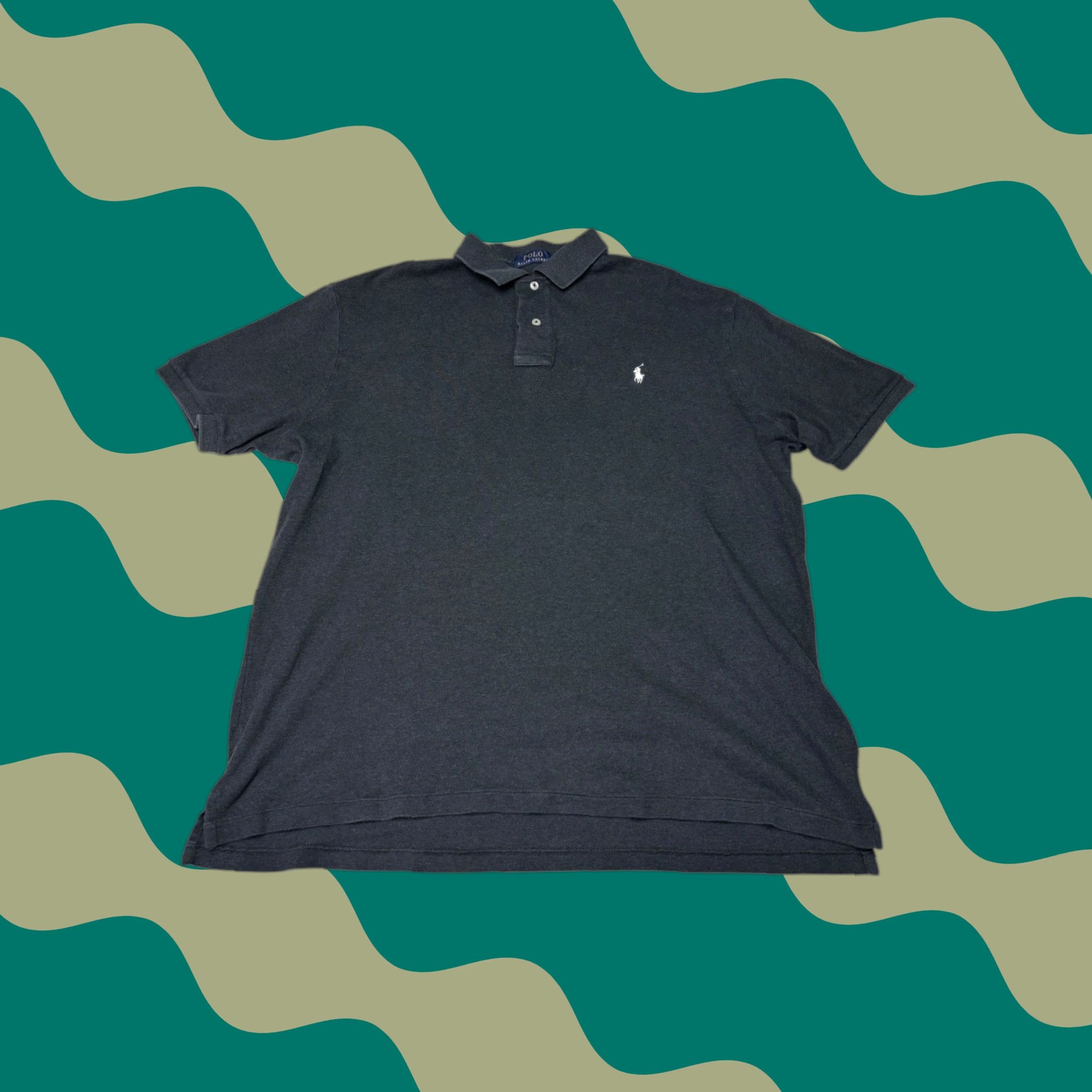 Polo Ralph Lauren Polo Ralph Lauren Polo Shirt Men XL Short Sleeve Dark Grey Heathered Embroidered Logo Casual Workwear Everyday Wear Size US XL / EU 56 / 4 - 1 Thumbnail