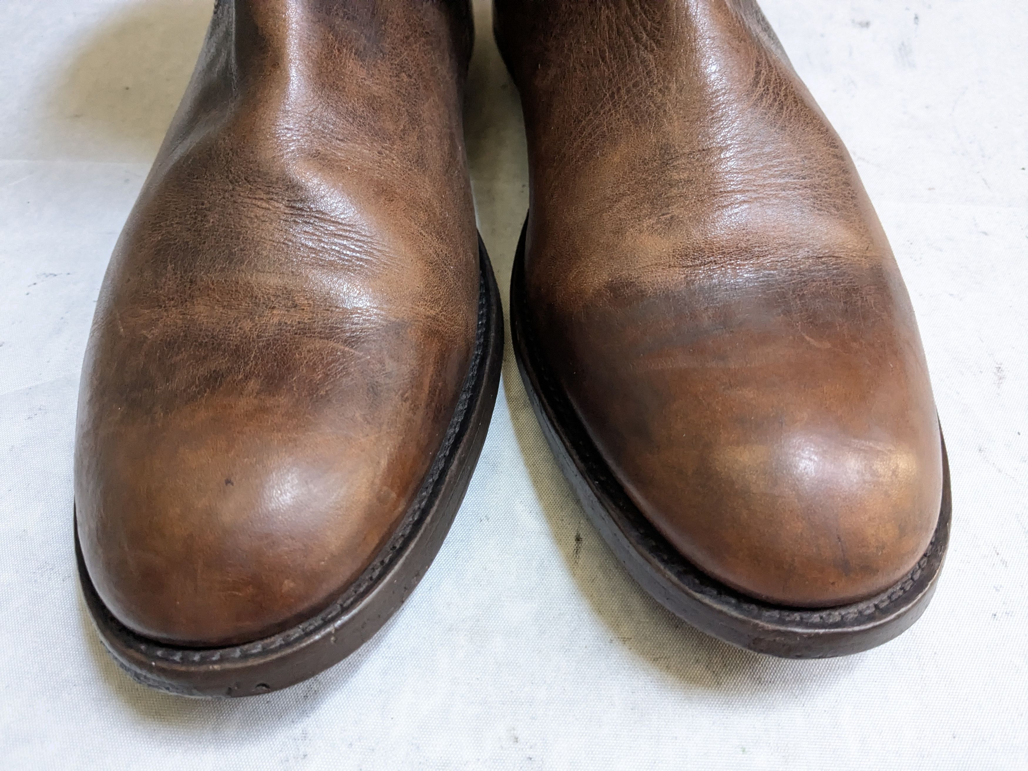 Frye Frye Engineer Boots Brown 11 D Stepas Buckle Leather Size US 11 / EU 44 - 5 Thumbnail
