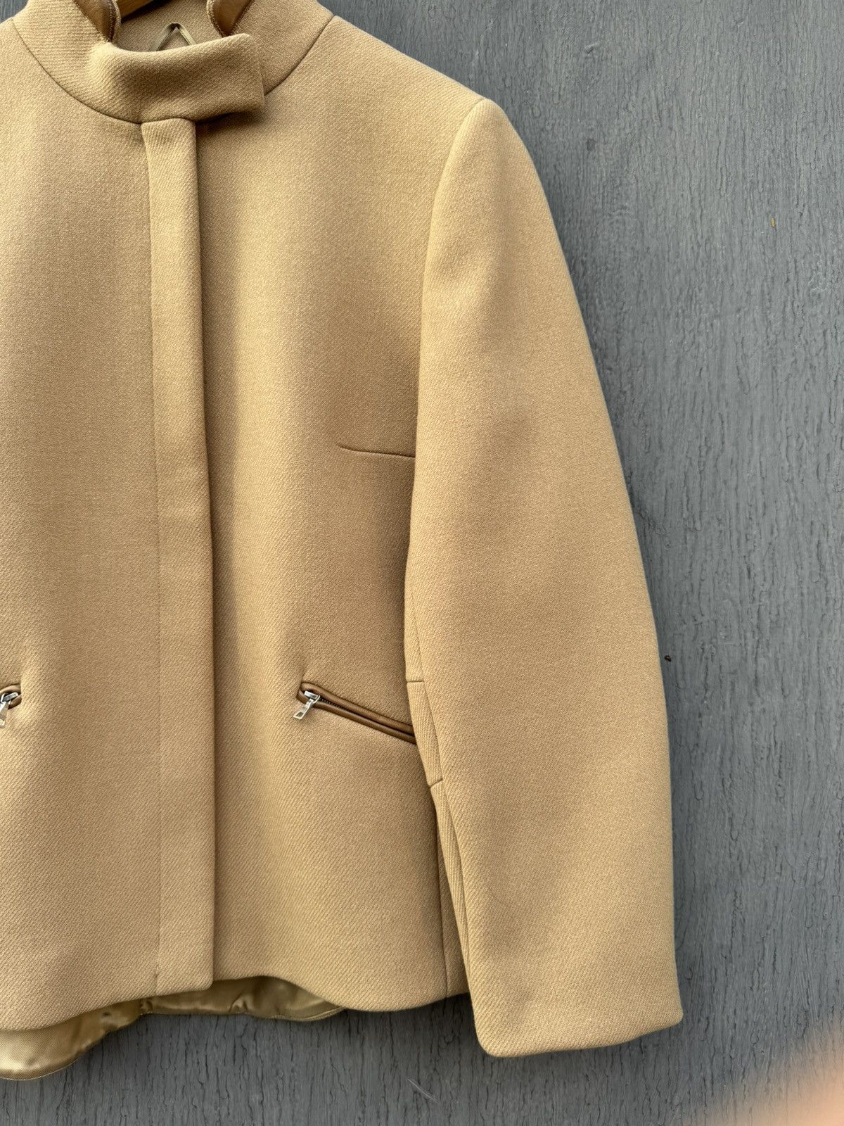 Prada Prada Vintage AW99 Camel Wool Jacket size 44 Size M / US 6-8 / IT 42-44 - 5 Thumbnail