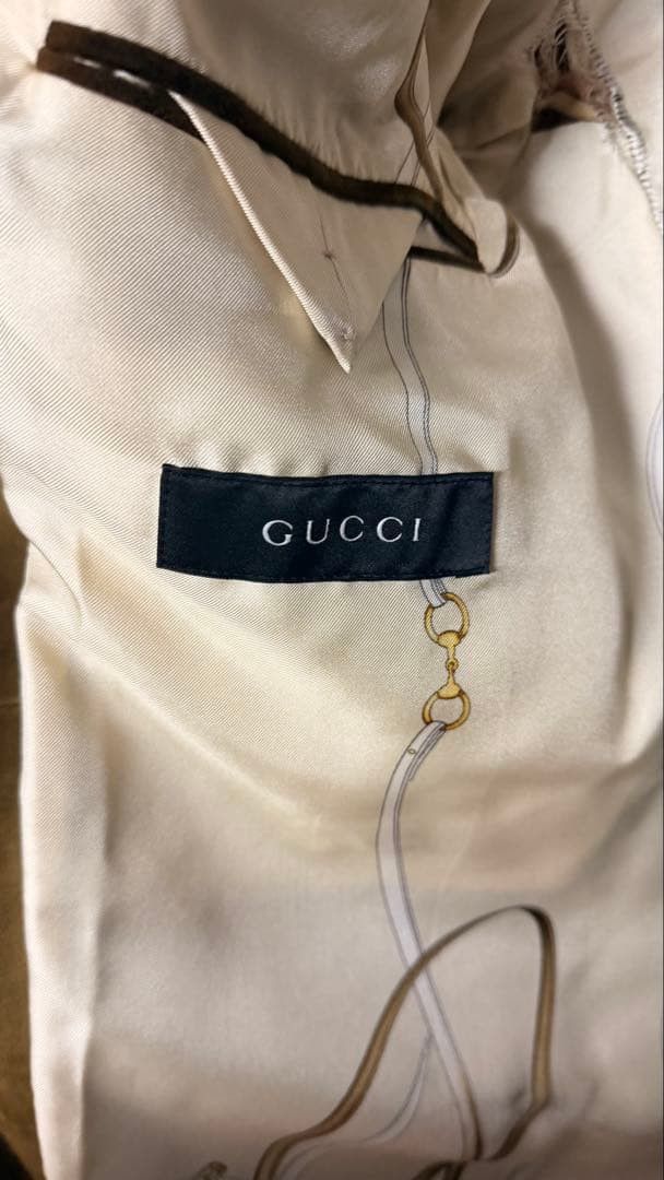 Gucci Gucci 1921 90th Anniversary Suede Leather Jacket Size US L / EU 52-54 / 3 - 3 Thumbnail