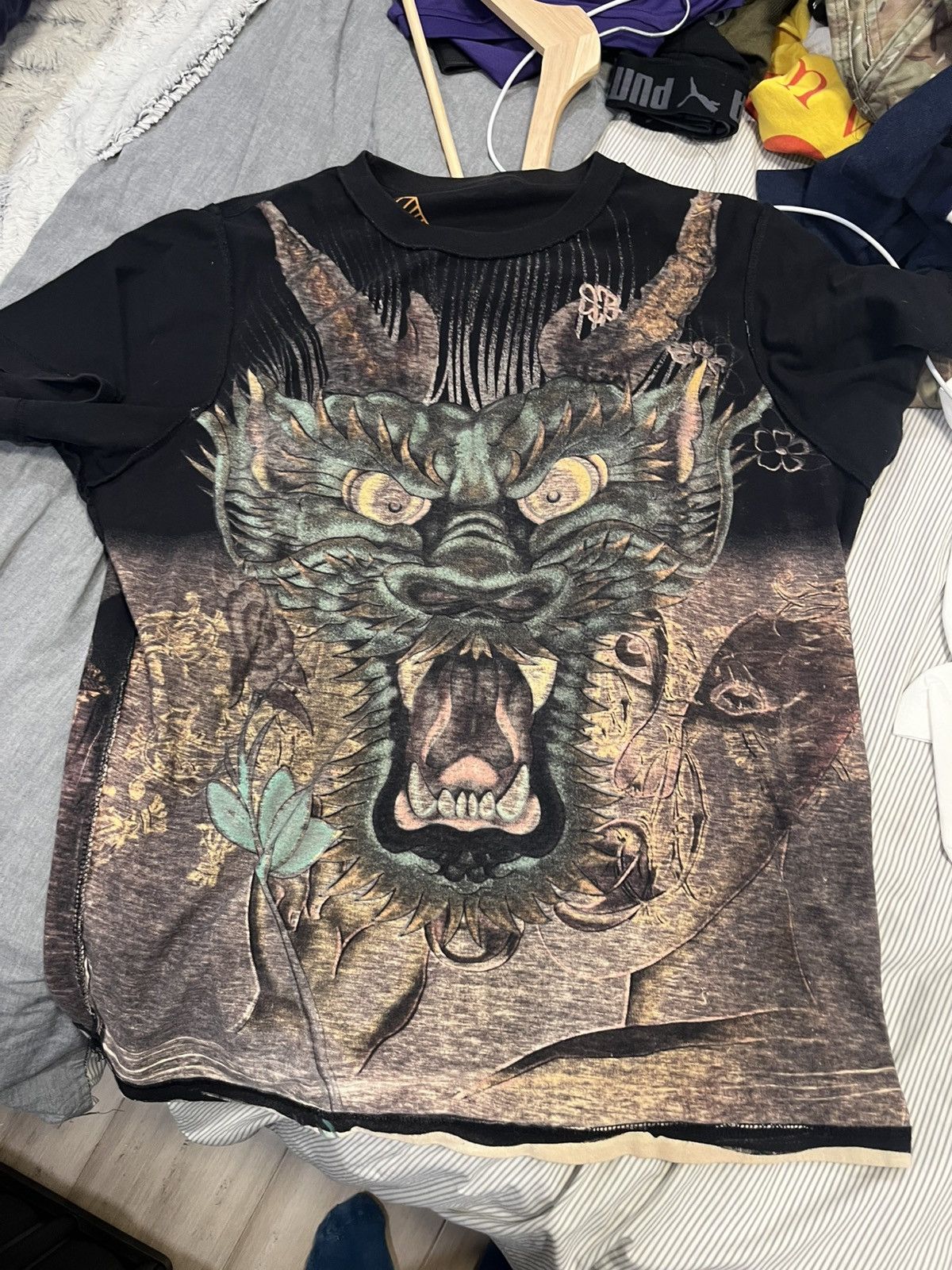 Christian Audigier × Vintage *CRAZY RARE* Christian Audiegier Shirt Size US L / EU 52-54 / 3 - 8 Thumbnail