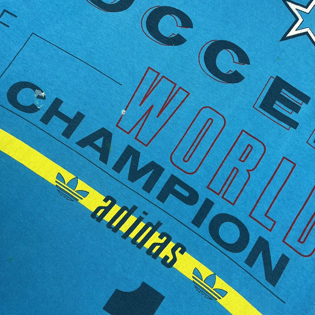 Adidas Vintage Adidas Rare World Champion USA big logo tee 90’s Size US S / EU 44-46 / 1 - 7 Thumbnail