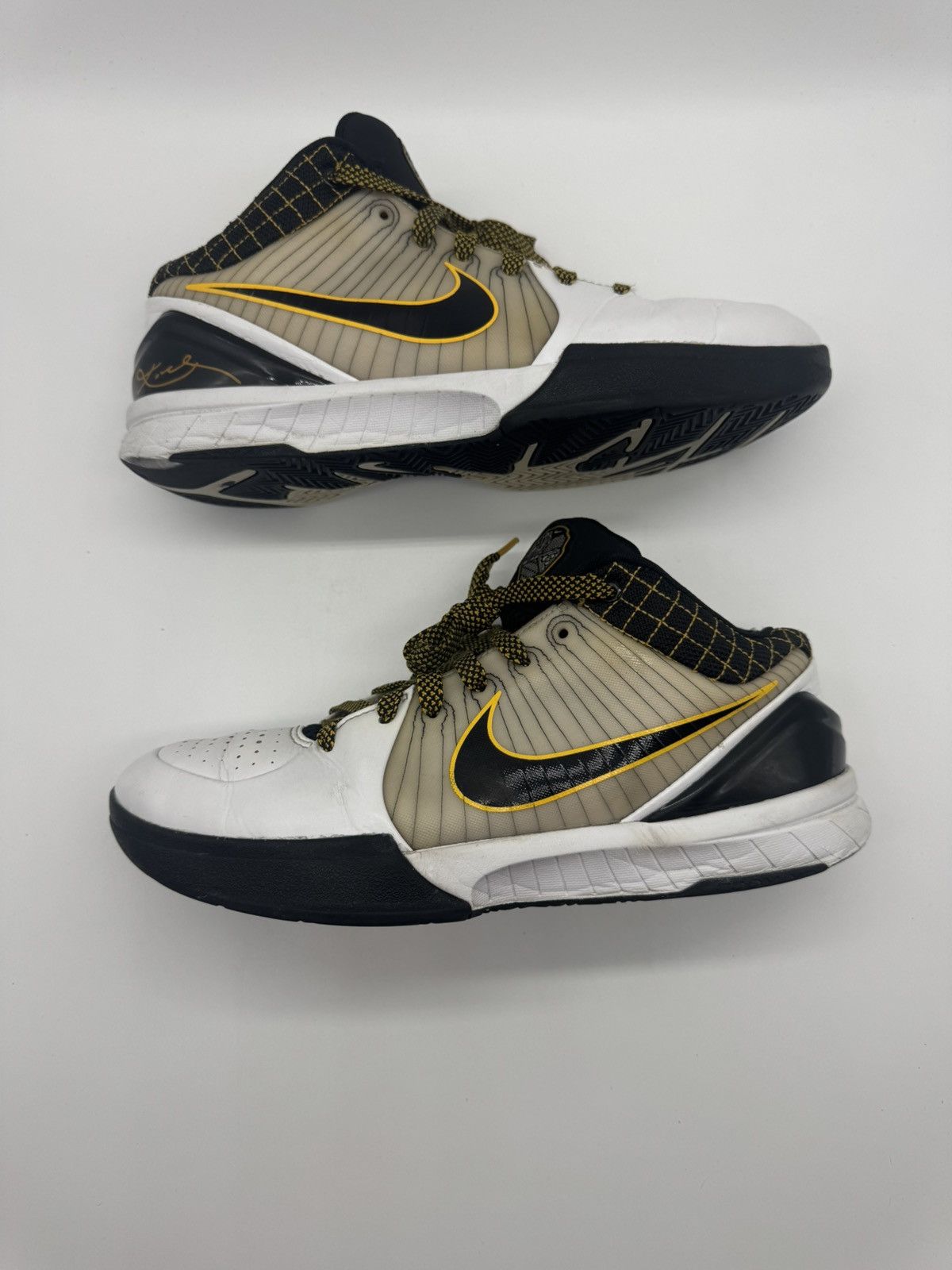 Nike Nike Kobe 4 Protro White Black Del Sol Men’s Size 8.5 Size US 8.5 / EU 41-42 - 2 Thumbnail