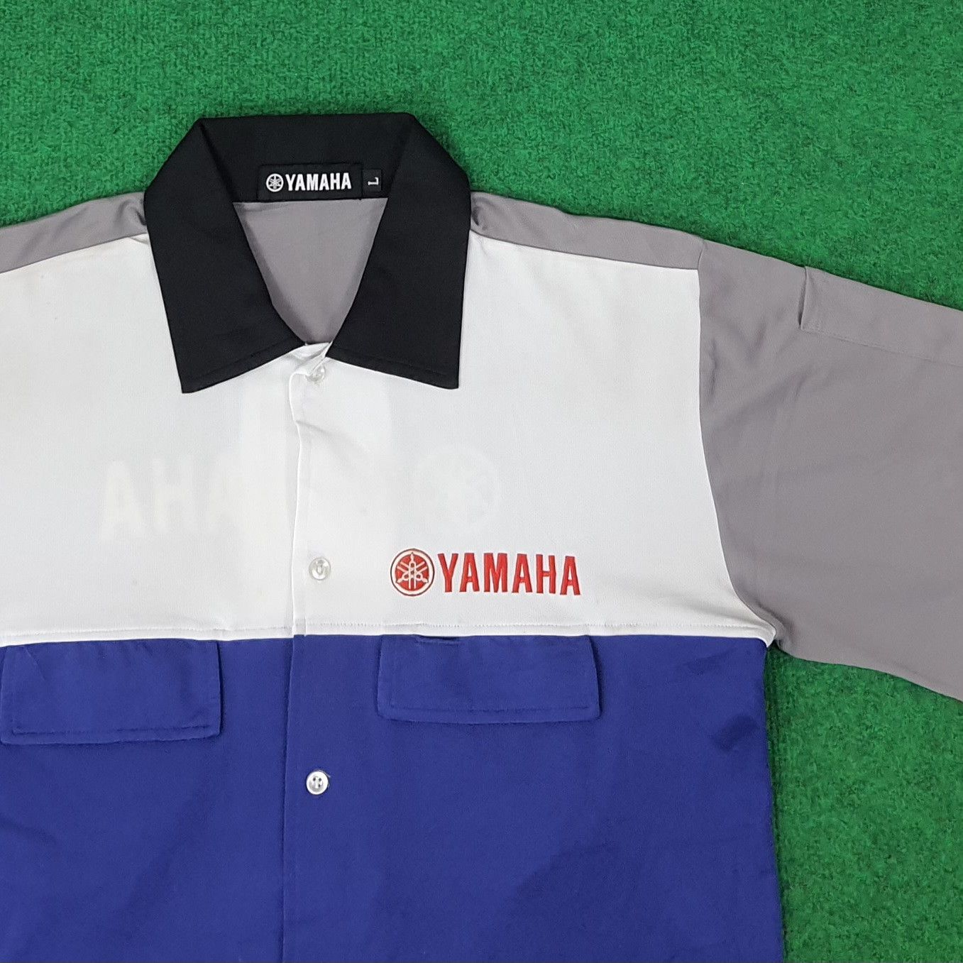 Yamaha Vintage Yamaha Japan Brand Button Up Polyester Shirt C259N46 Size US S / EU 44-46 / 1 - 2 Thumbnail