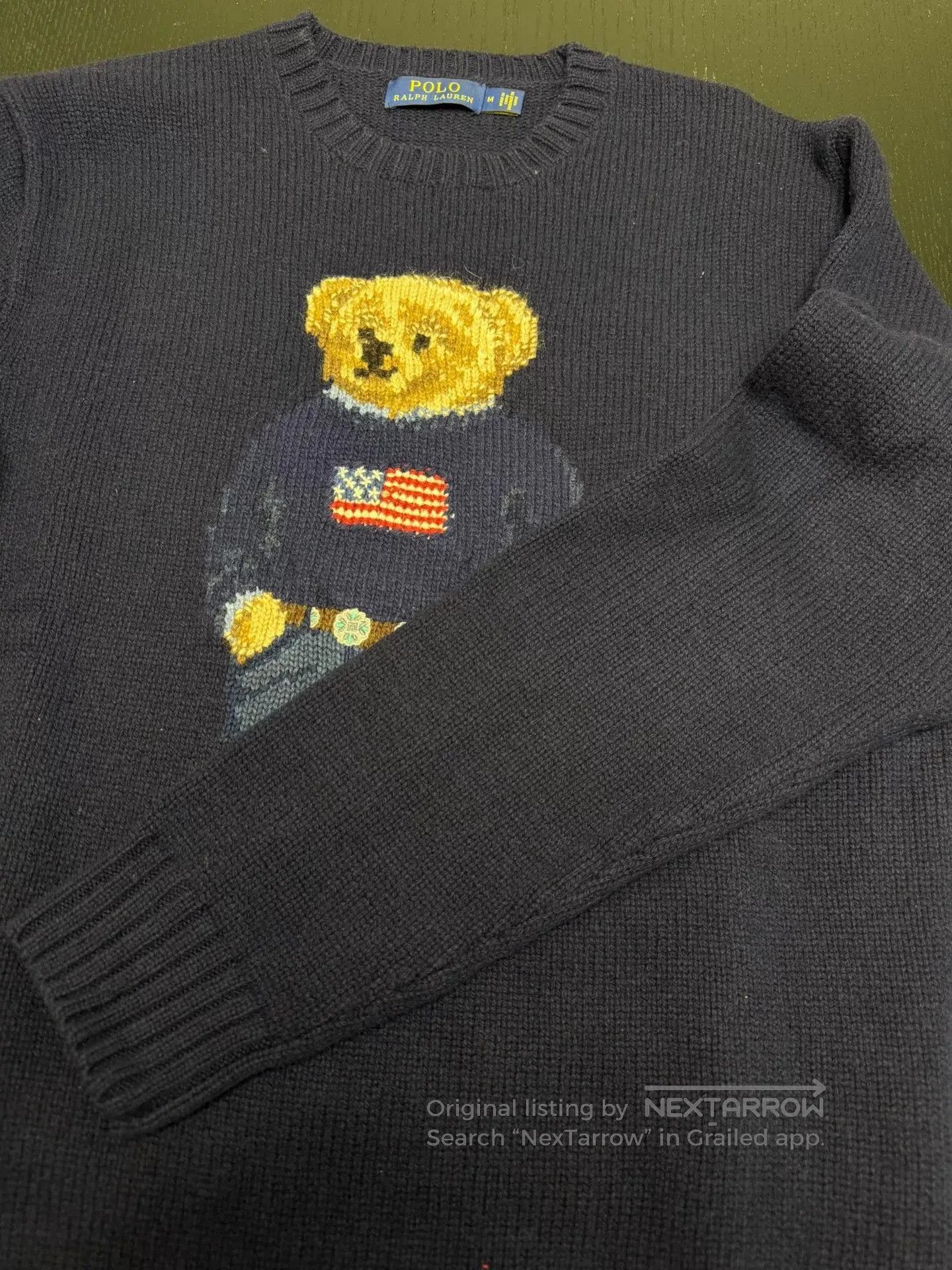 Polo Ralph Lauren Ralph Lauren Polo Bear Wool Sweater. Size US M / EU 48-50 / 2 - 5 Thumbnail