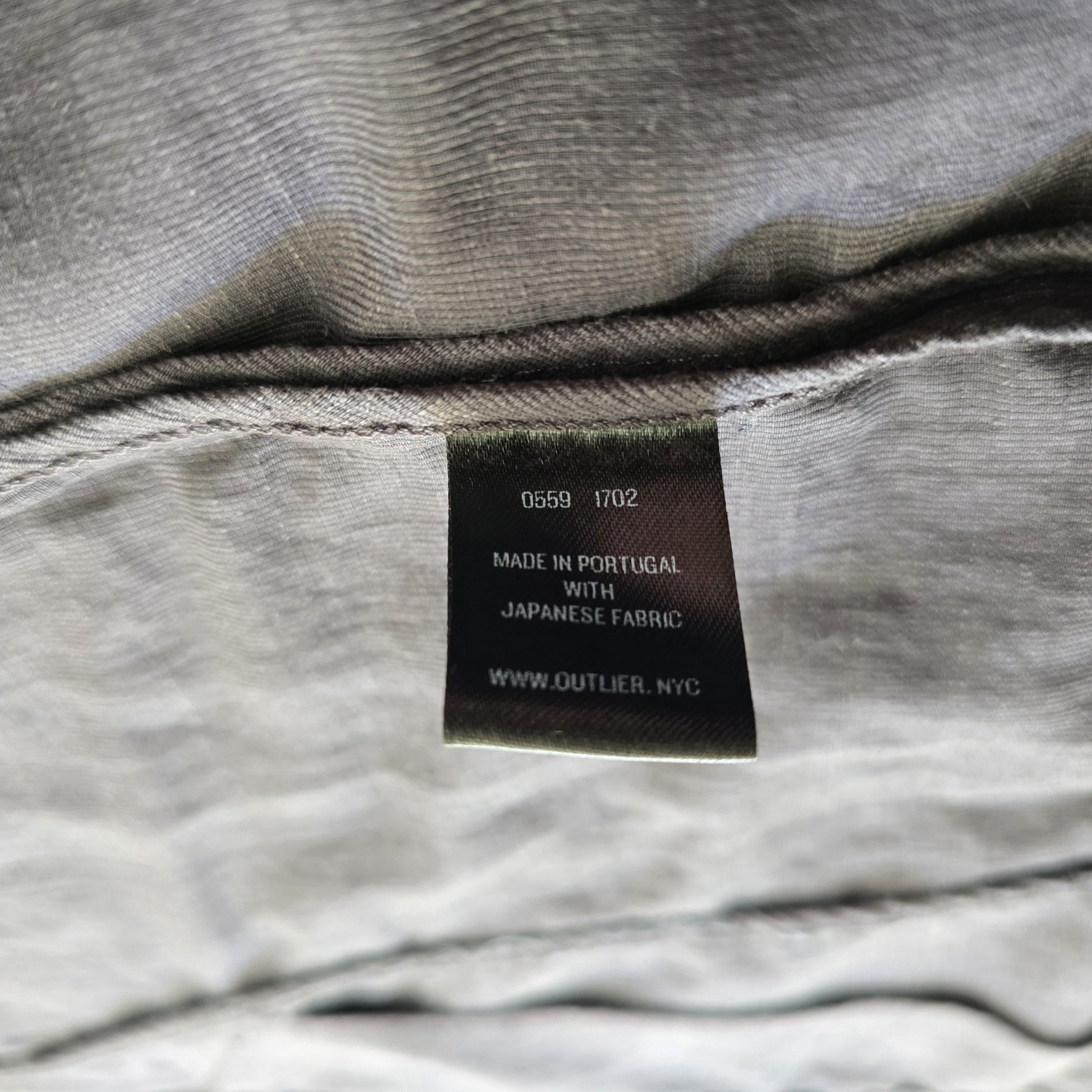 Outlier Outlier Injex Blazer RD Charcoal Gray Injected Linen Size 40R - 10 Thumbnail