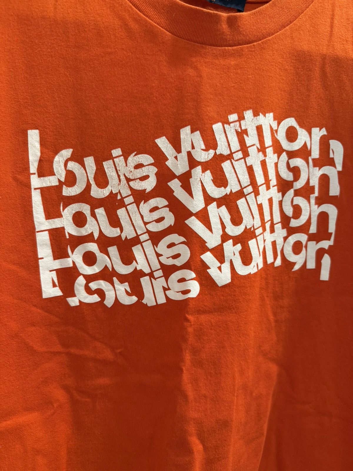 Louis Vuitton Louis Vuitton Orange Logo T Shirt Size US S / EU 44-46 / 1 - 2 Thumbnail