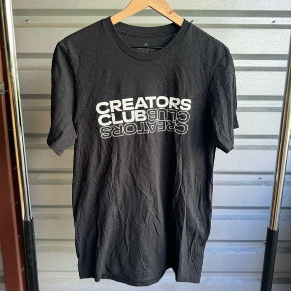 Adidas NEW ADIDAS CREATOR CLUB BLACK T-SHIRT SZ MEDIUM M Size US M / EU 48-50 / 2 - 1 Thumbnail
