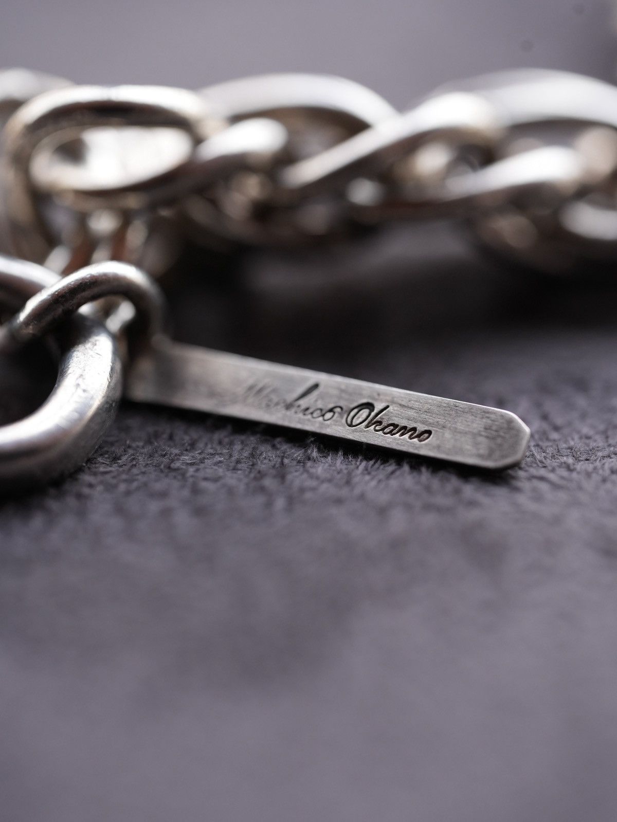 Japanese Brand 倶利伽羅竜王 - Reworked Vintage Silver Necklace by Machico Okano - Size ONE SIZE - 7 Thumbnail