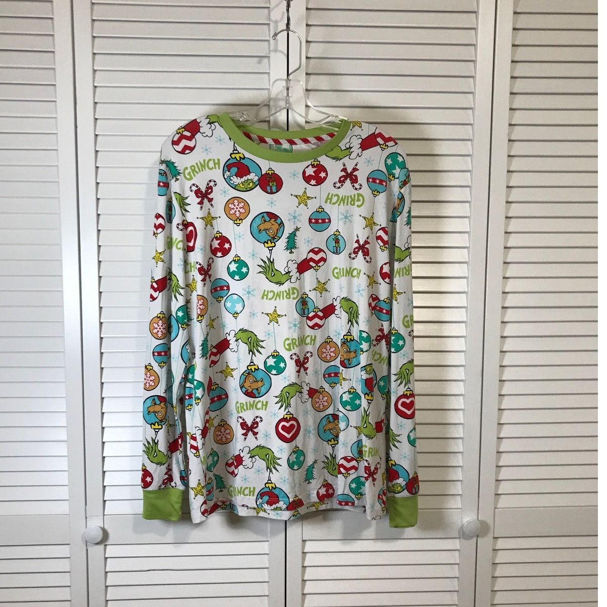Other The Grinch Dr. Seuss Mens Matching Pajamas Set M Size XXL / US 16-18 / IT 52-54 - 2 Thumbnail