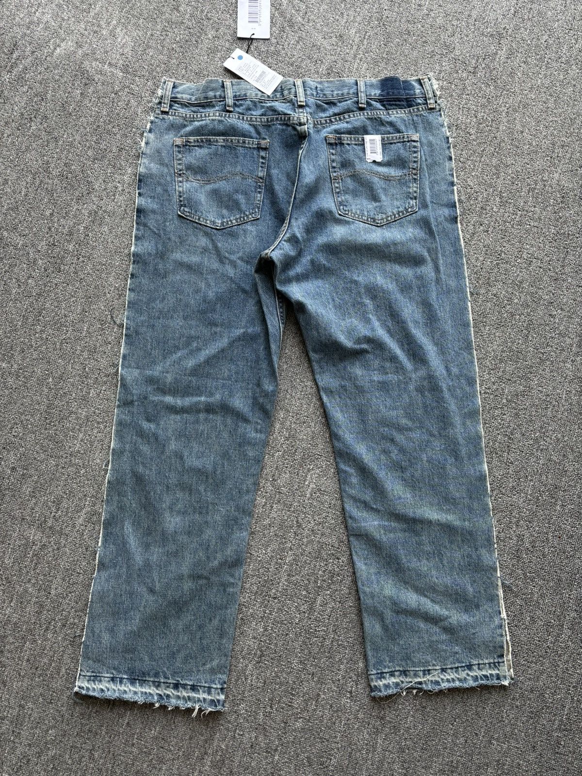 Prototypes PROTOTYPES fringe denim wide leg jeans Size US 30 / EU 46 - 6 Thumbnail